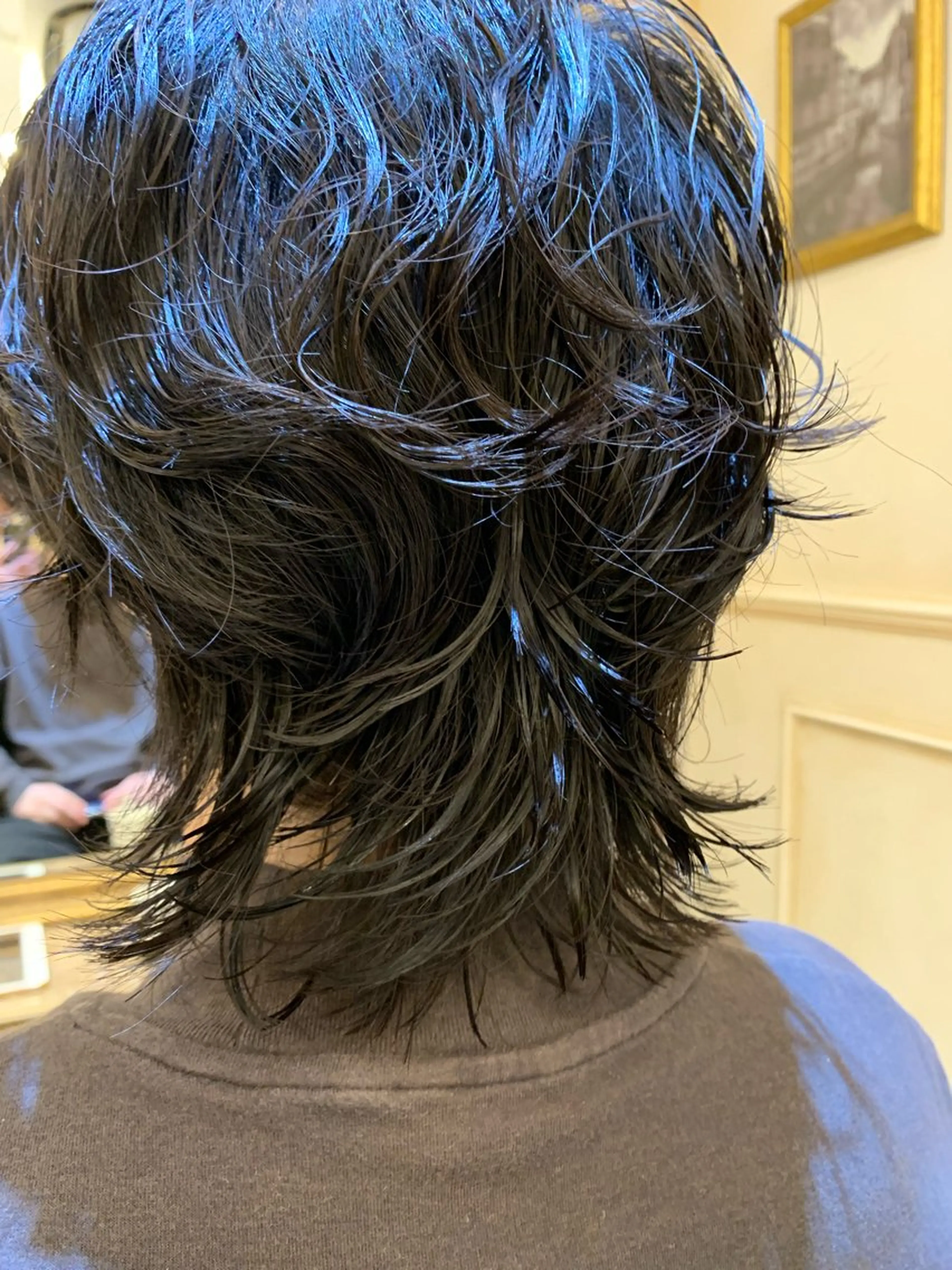 ミディアム ミディアムパーマ ウルフカット 🌀イージーパーマ /KAISEI🌀のヘアスタイル