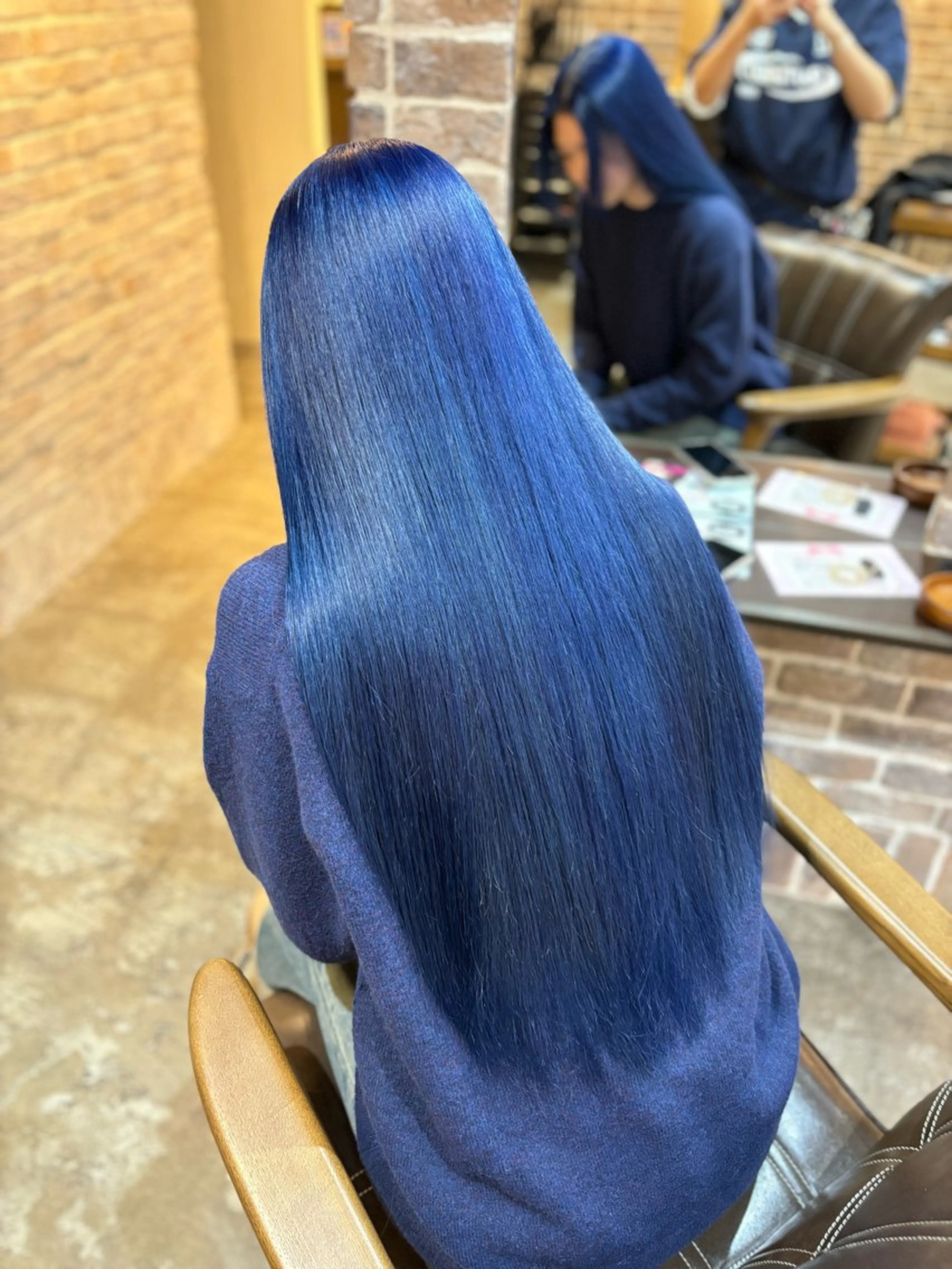 ロング カラー ヘアカラー トリートメント acroあべの店所属・🧸顔周りカット /透明感🎀のヘアスタイル