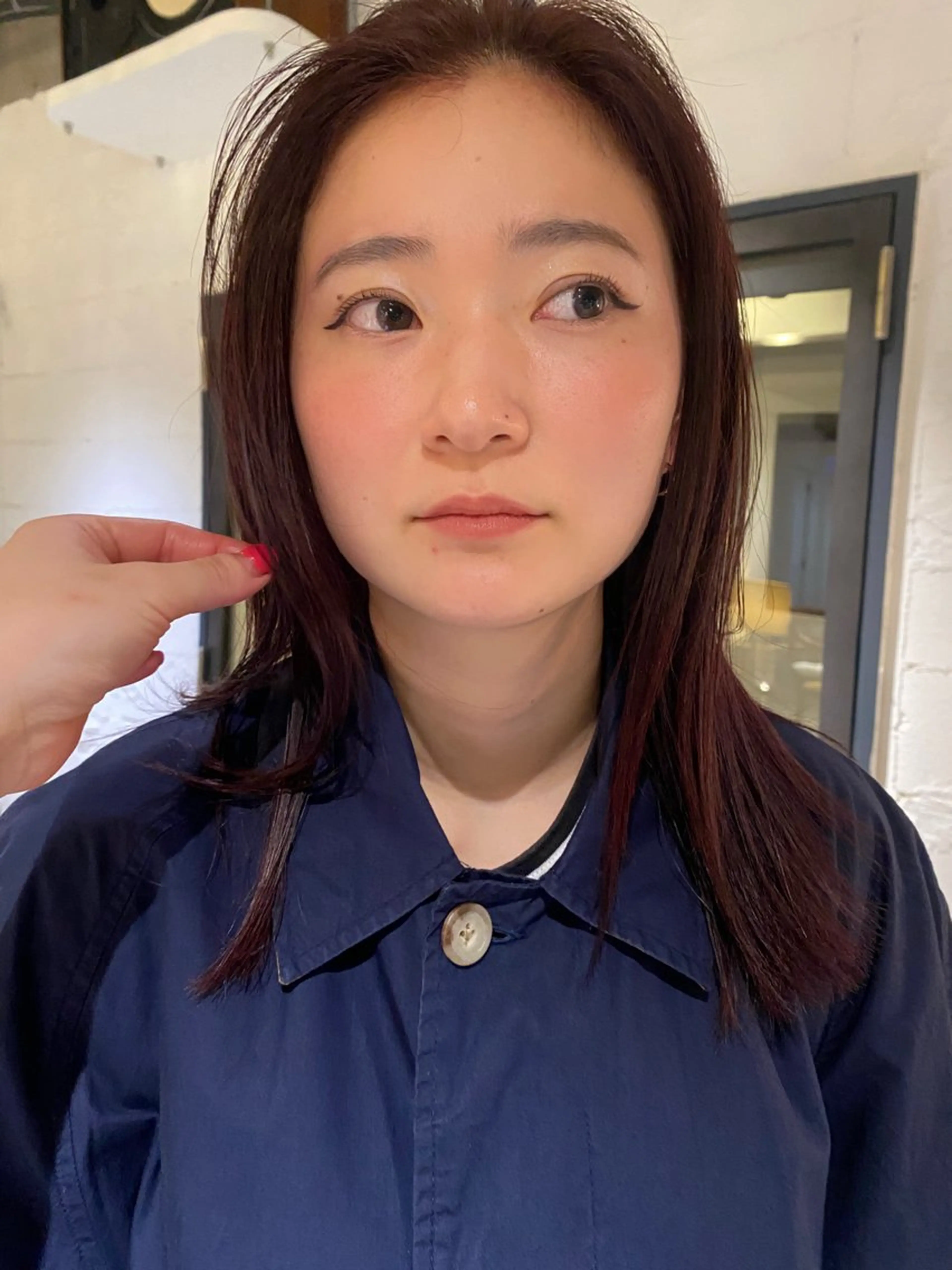 セミロング PARK　枝元 みうのヘアスタイル