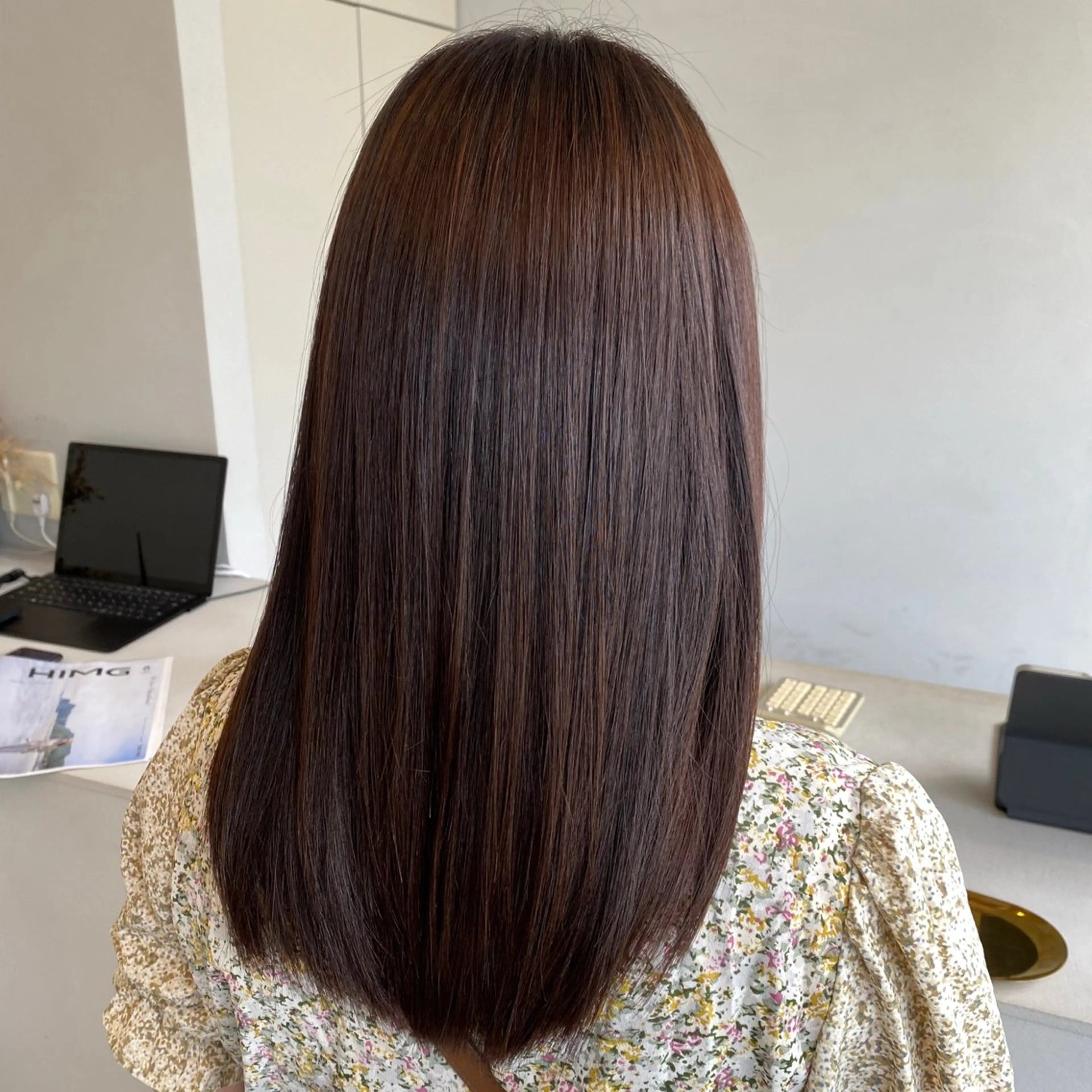 ワンカラー＋髪質改善"生"トリートメントの写真