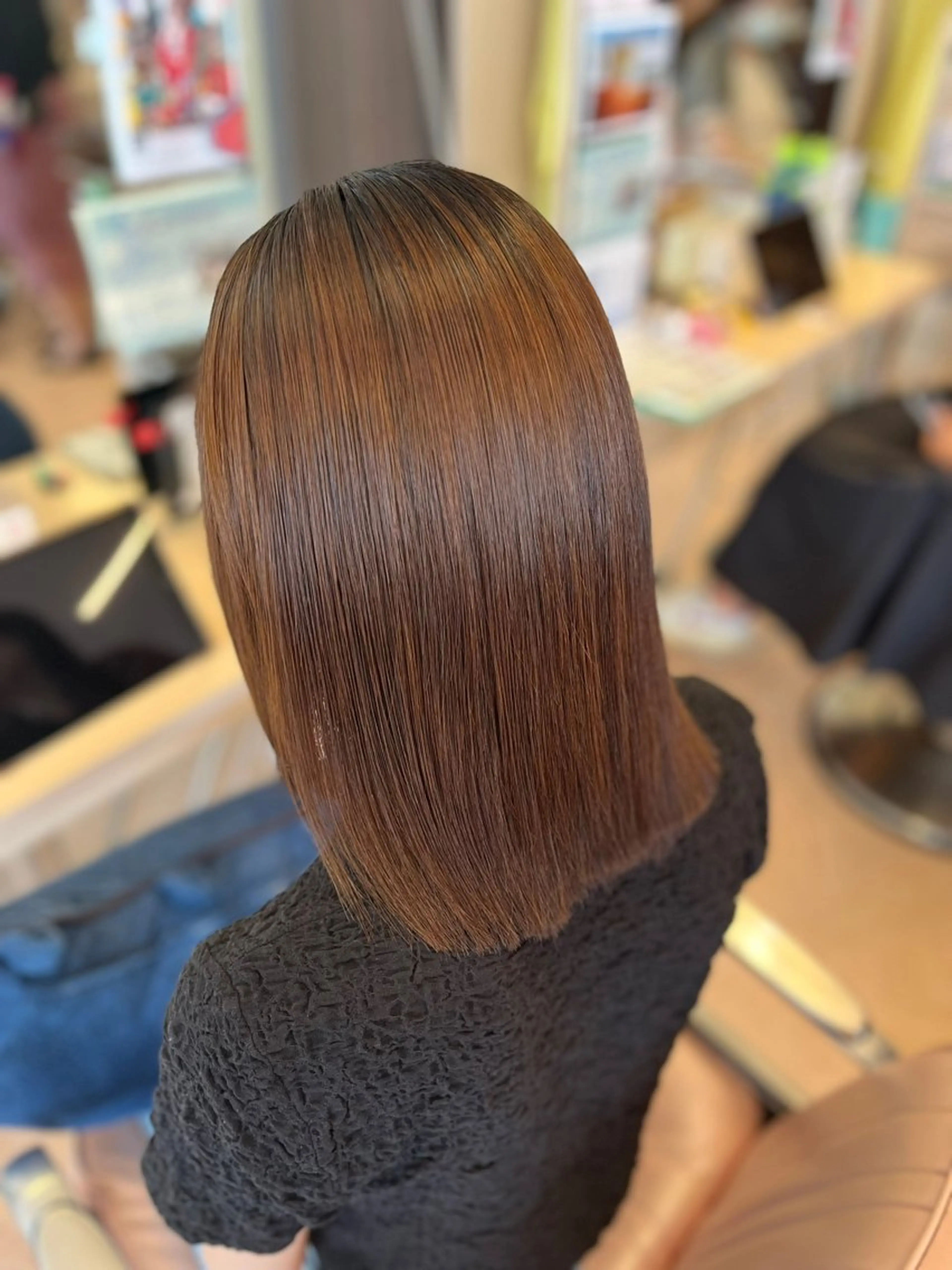 ミディアム 坂下 真珠愛のヘアスタイル