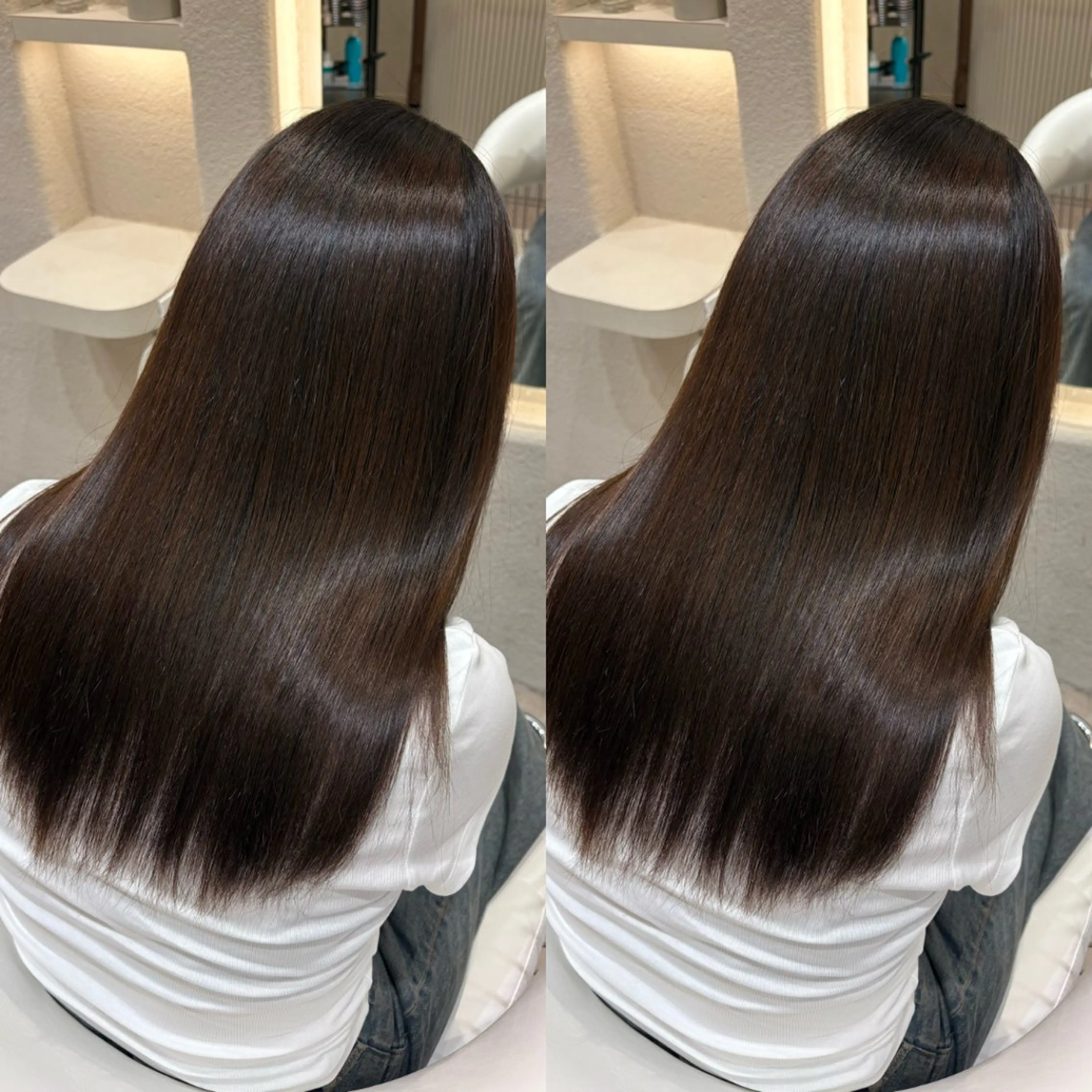 🔥ミニモ学割🔥学生限定✨ カット+乾かすだけでまとまる美髪矯正(縮毛矯正)+内部補修TR 🫧🫧の写真