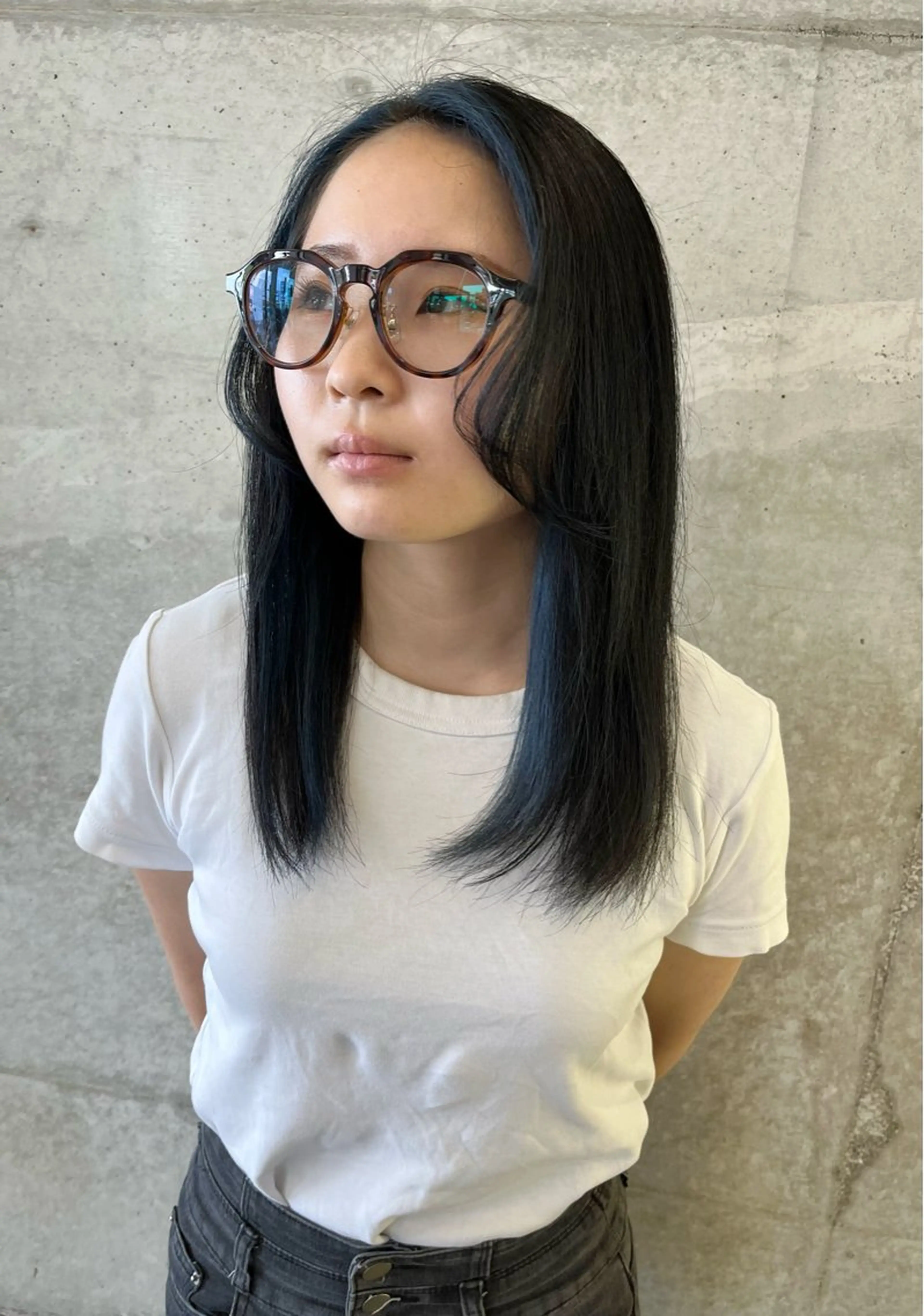 カラー ブルーカラー イヤリングカラー YUIMARL岡山店 YUNOKA🦋🫧のヘアスタイル