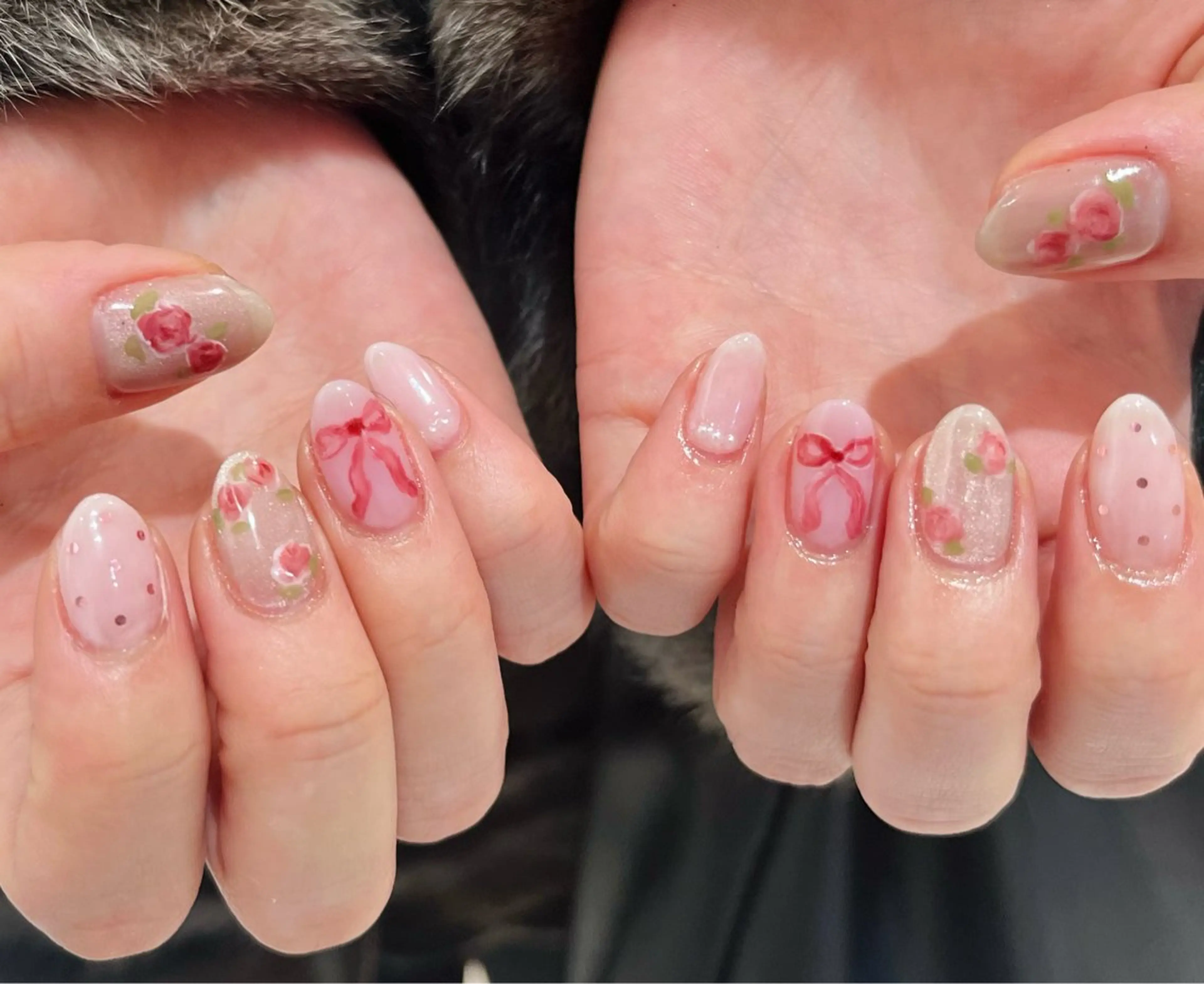 ネイル リボン Riry.＊° nailのネイルデザイン