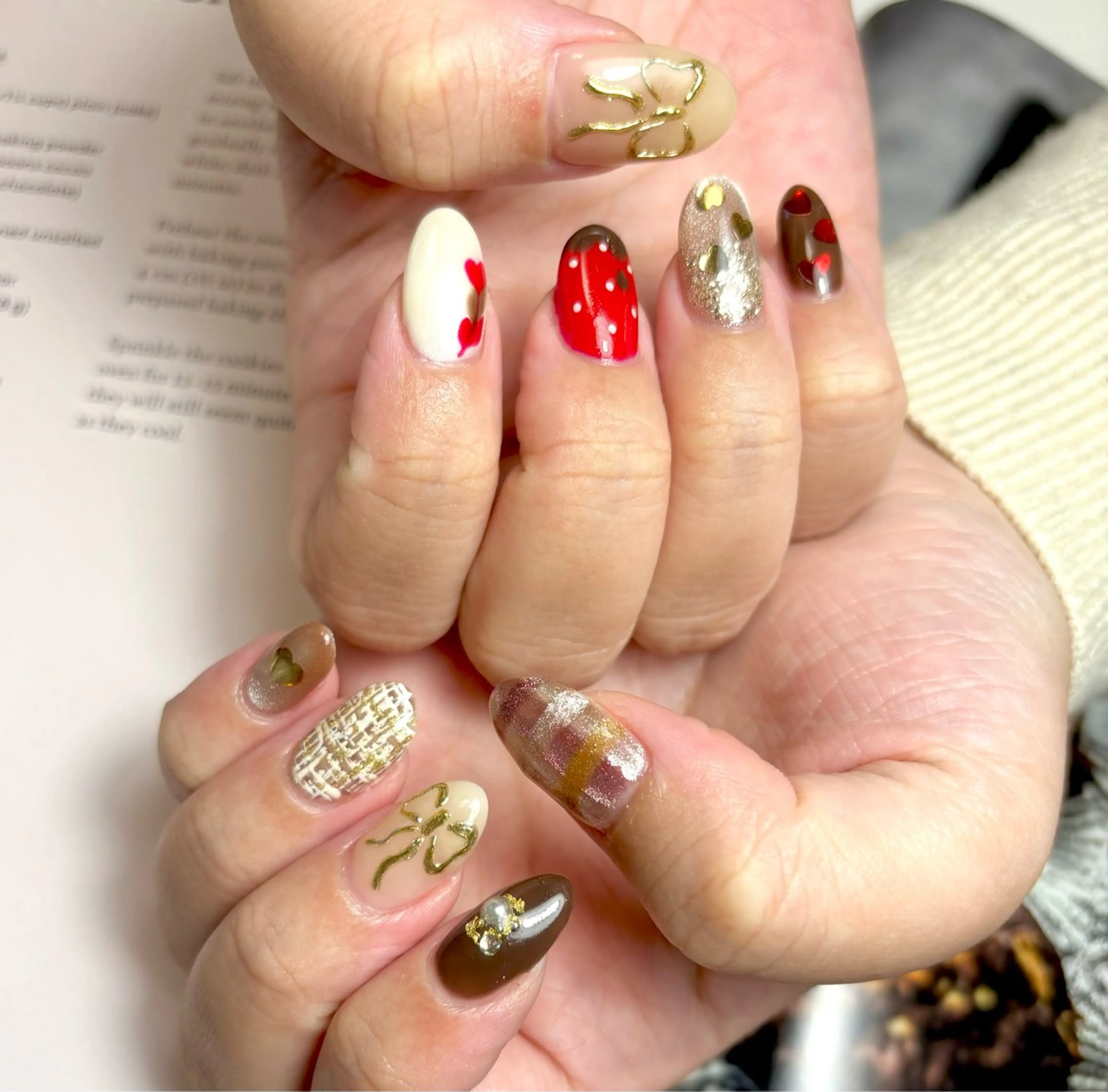 ネイル アートネイル ハート ニュアンスネイル ハンドネイル Belle　ネイル＆ ホワイトニングサロンのネイルデザイン