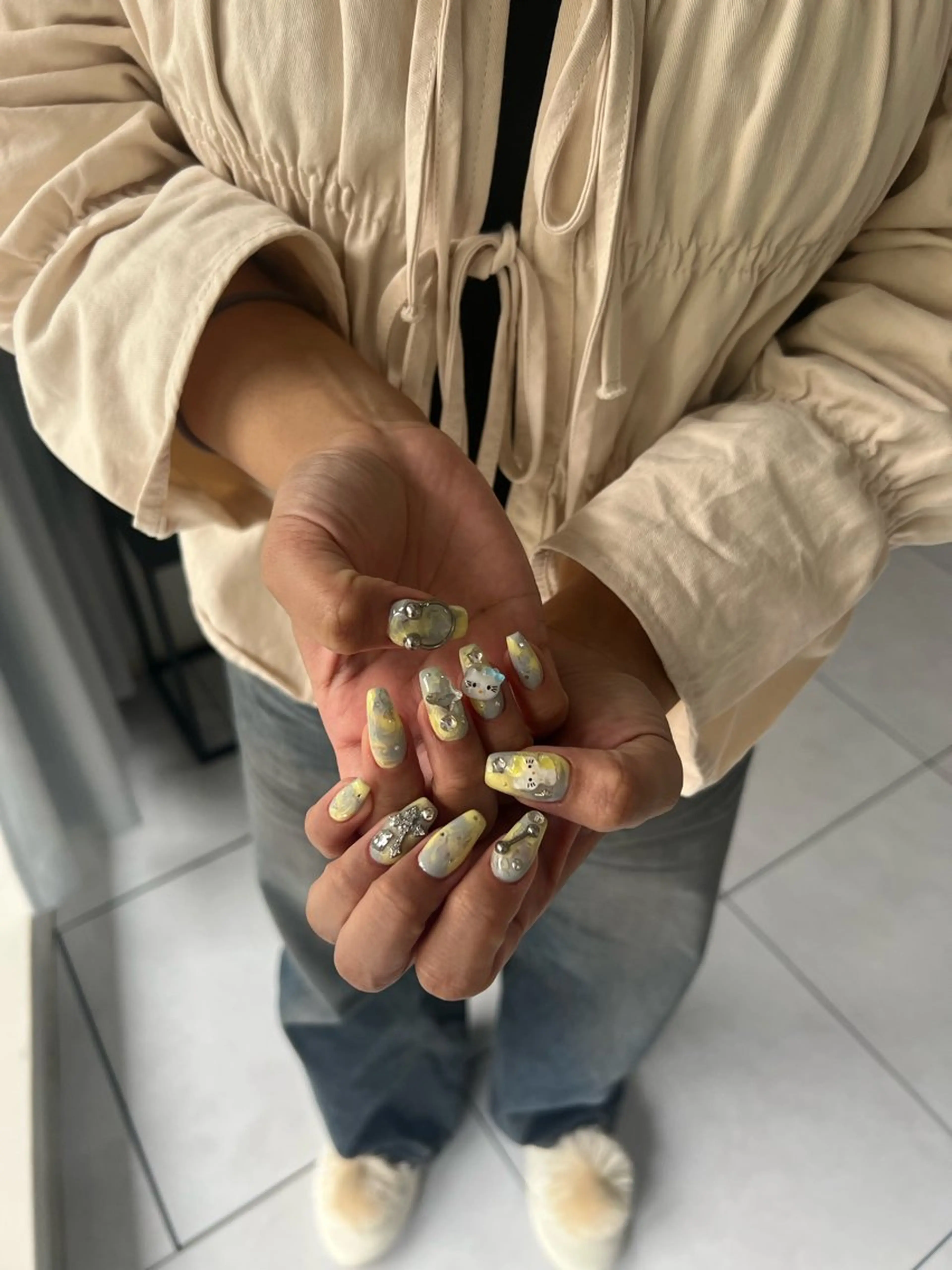 ネイル 持ち込み ハンドネイル ハンドケア Charme. NOBUKOのネイルデザイン