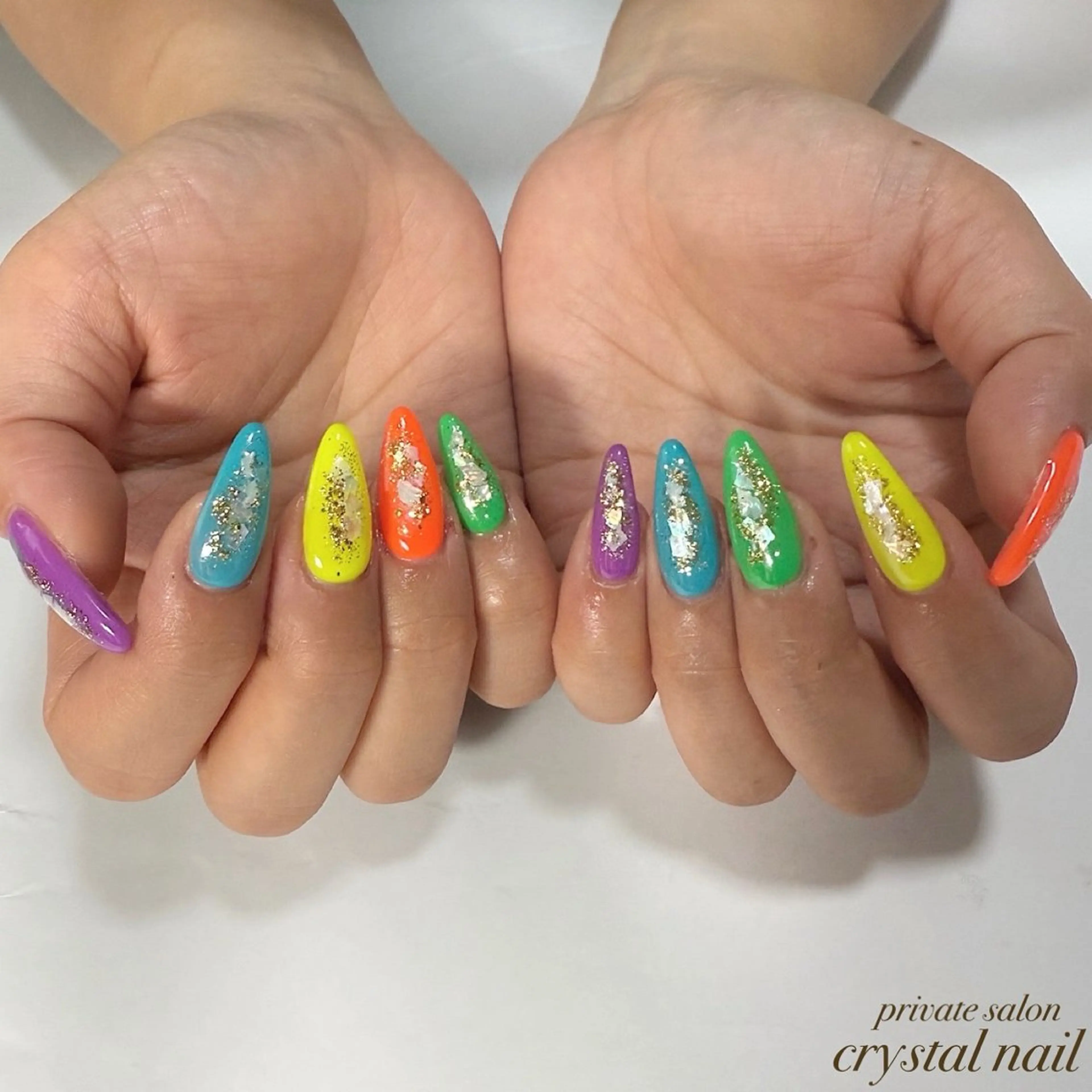 ネイル 夏ネイル Crystal Nailのネイルデザイン