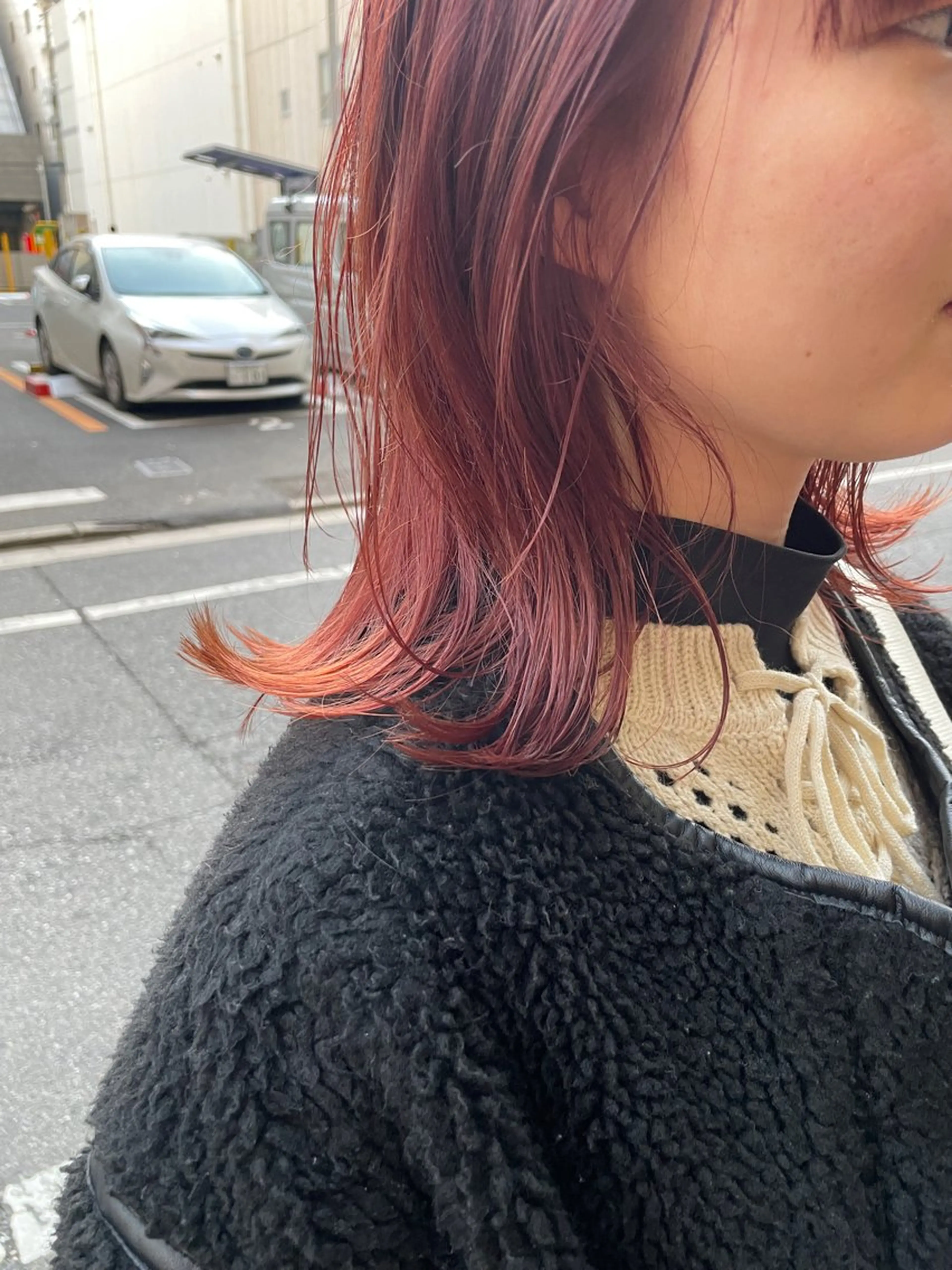 セミロング カット ヘアカラー トリートメント さの あやねのヘアスタイル