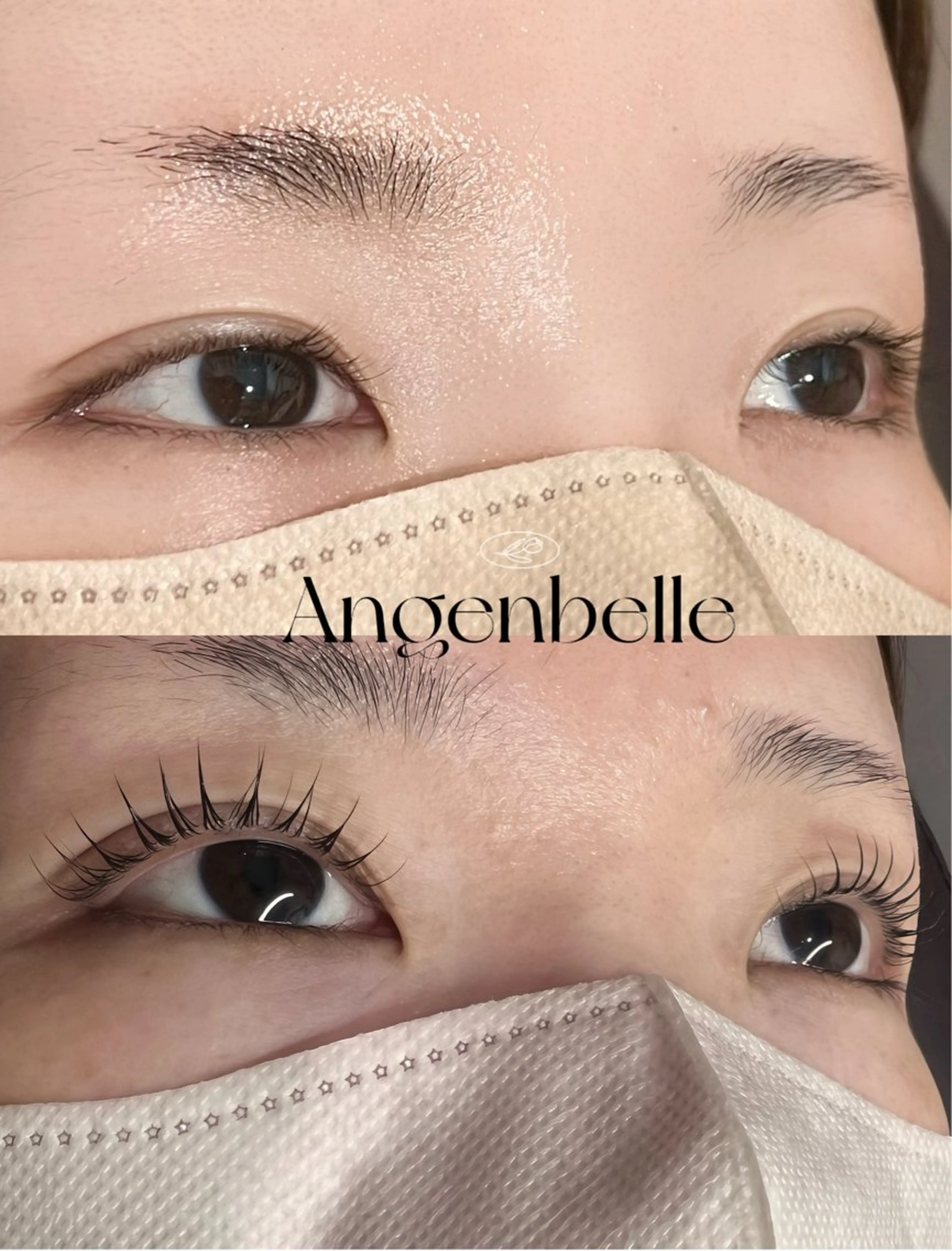マツエク・マツパ パリジェンヌラッシュリフト マツパ Angelic Reina ♥🧸のマツエク・マツパデザイン