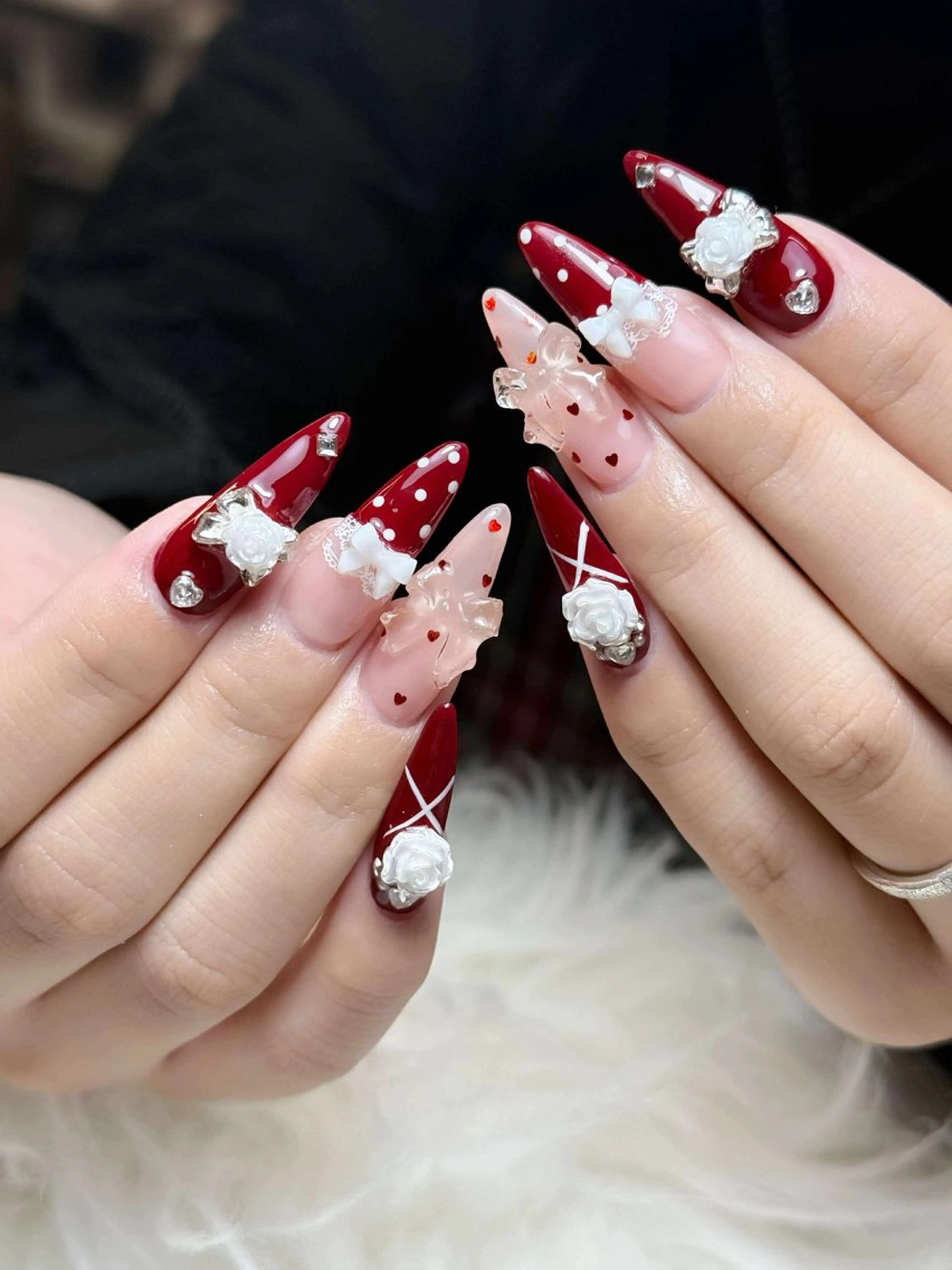 ネイル オーロラネイル チークネイル フットネイル フレンチネイル ハロウィン Lumi Shinokuboのネイルデザイン