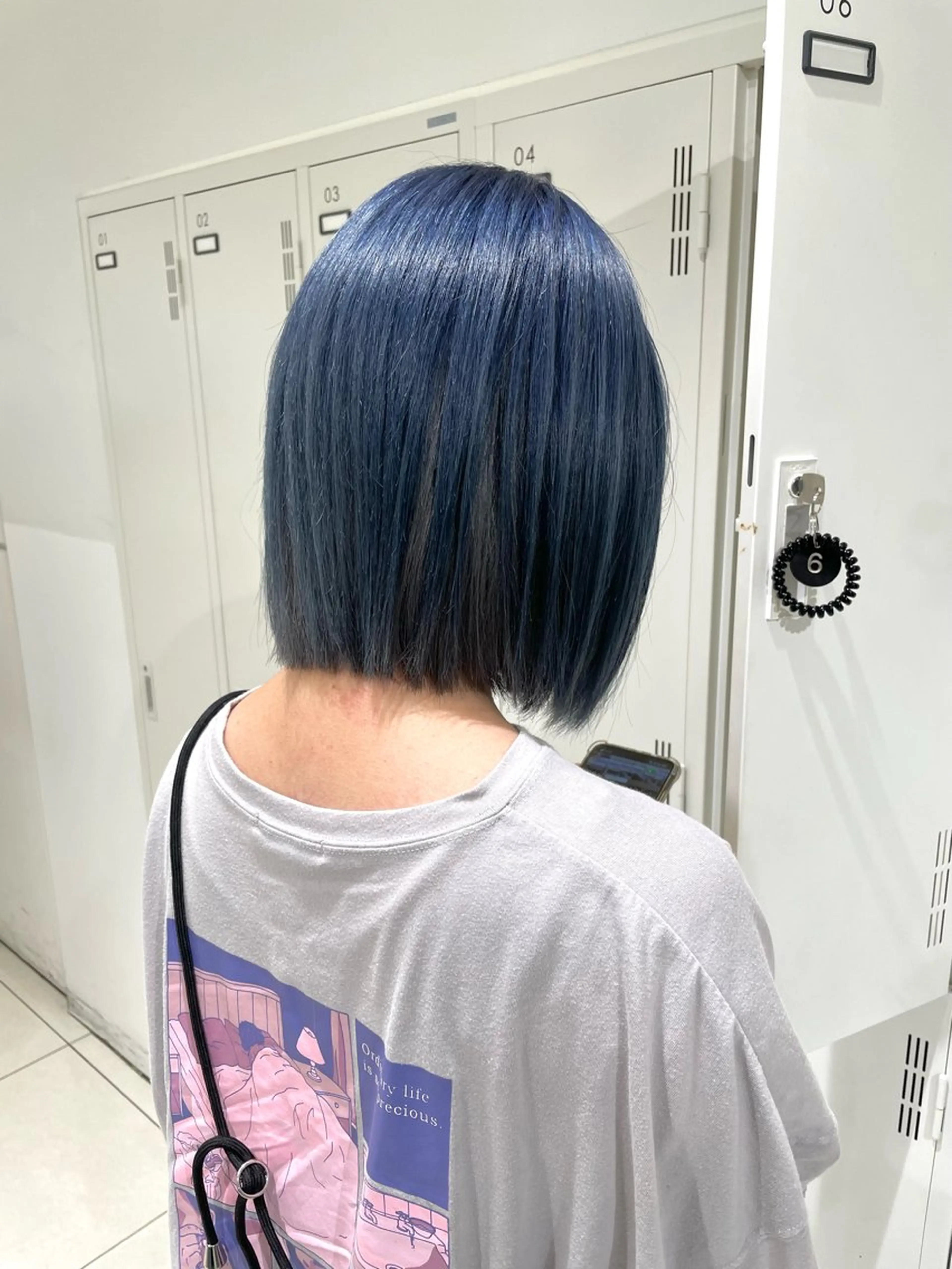 ショート カラー ブリーチ ブルーカラー ケアブリーチ イルミナカラー インナーカラー ヘアカラー トリートメント 【髪質改善】 kasumi🌷🌷のヘアスタイル