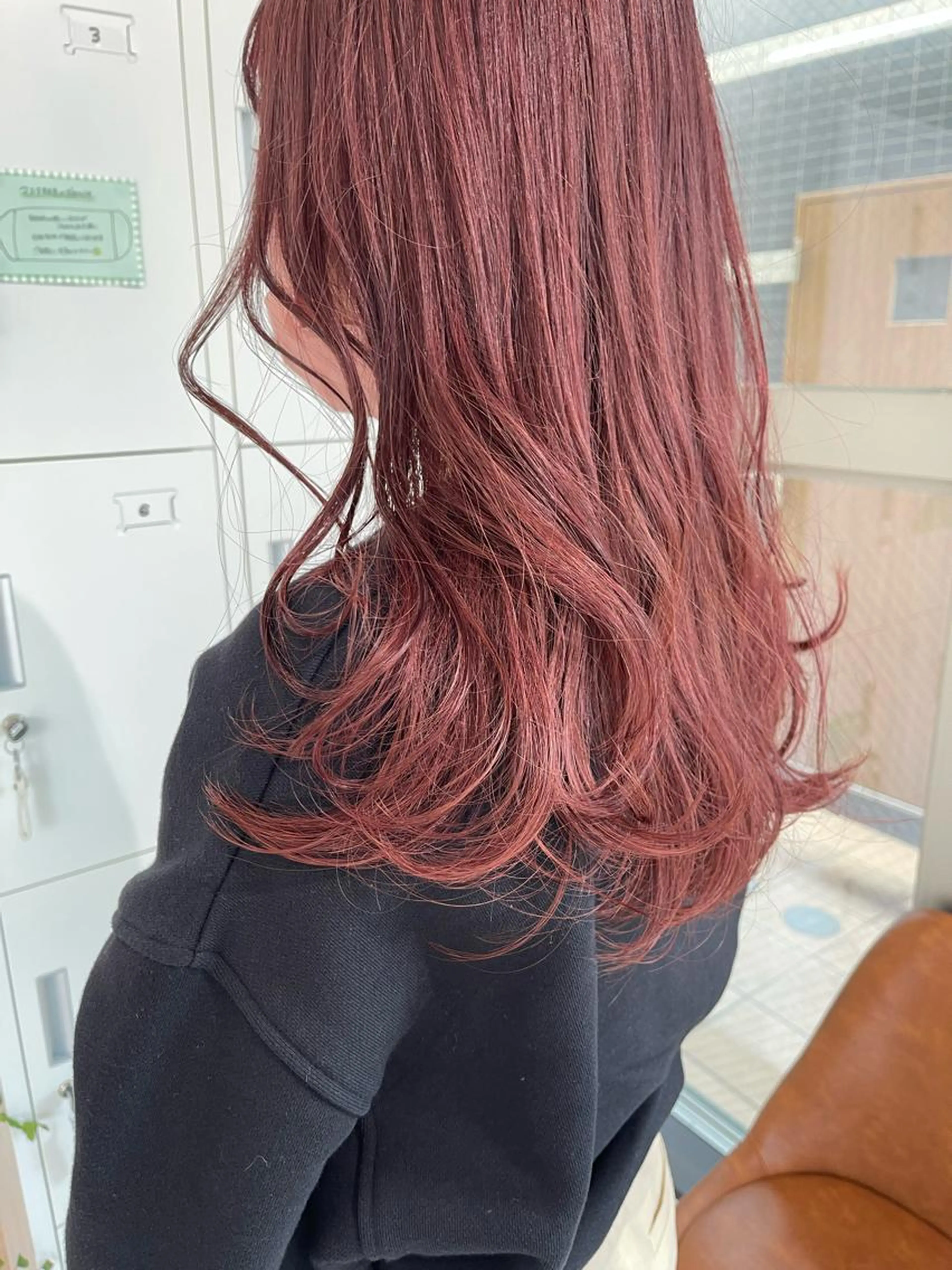 💗大人気💗ピンクカラー(ブリーチ込み)+2stepトリートメントの写真