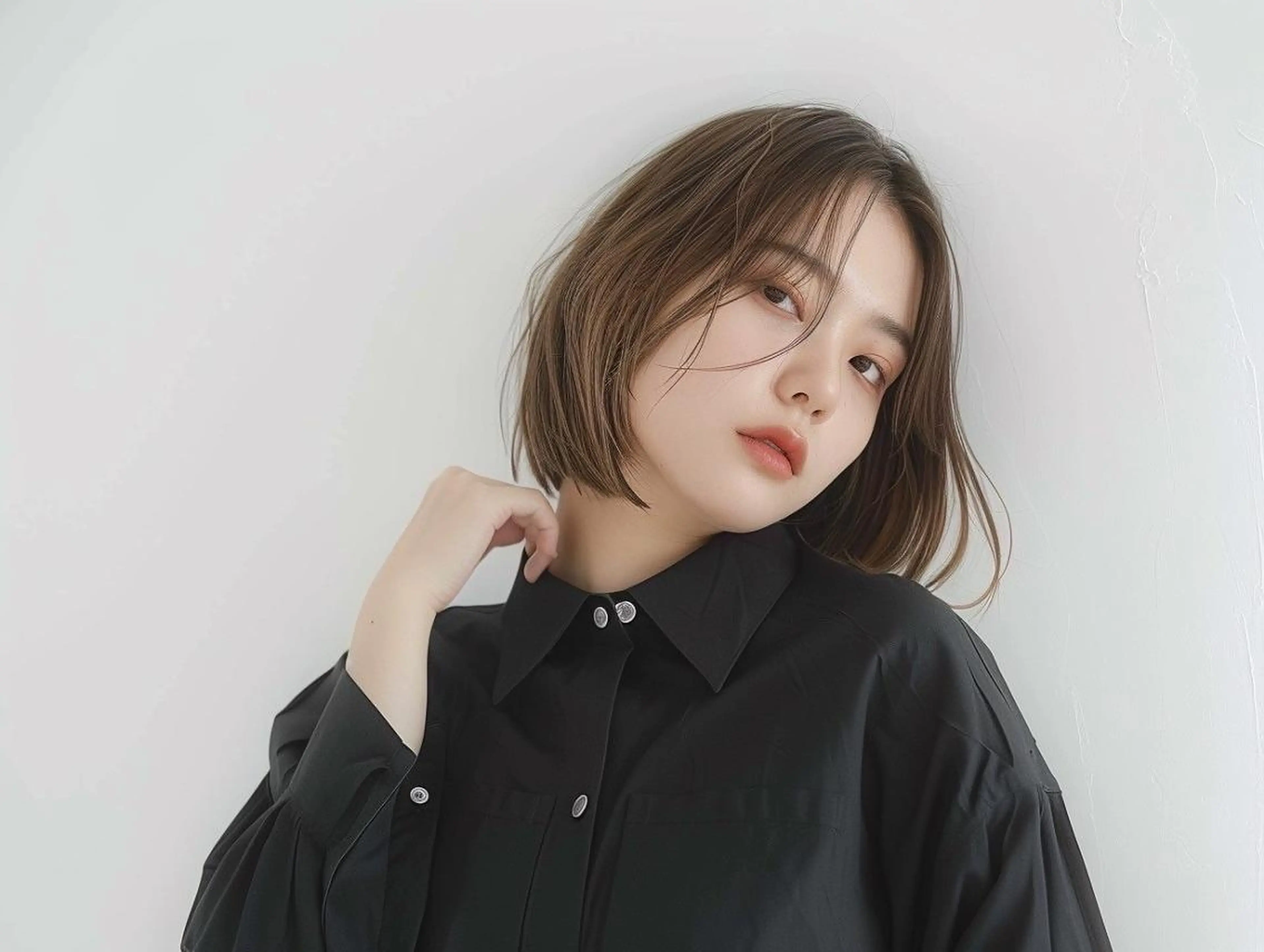 ショート カラー EnBlesS 阪神西宮のヘアスタイル