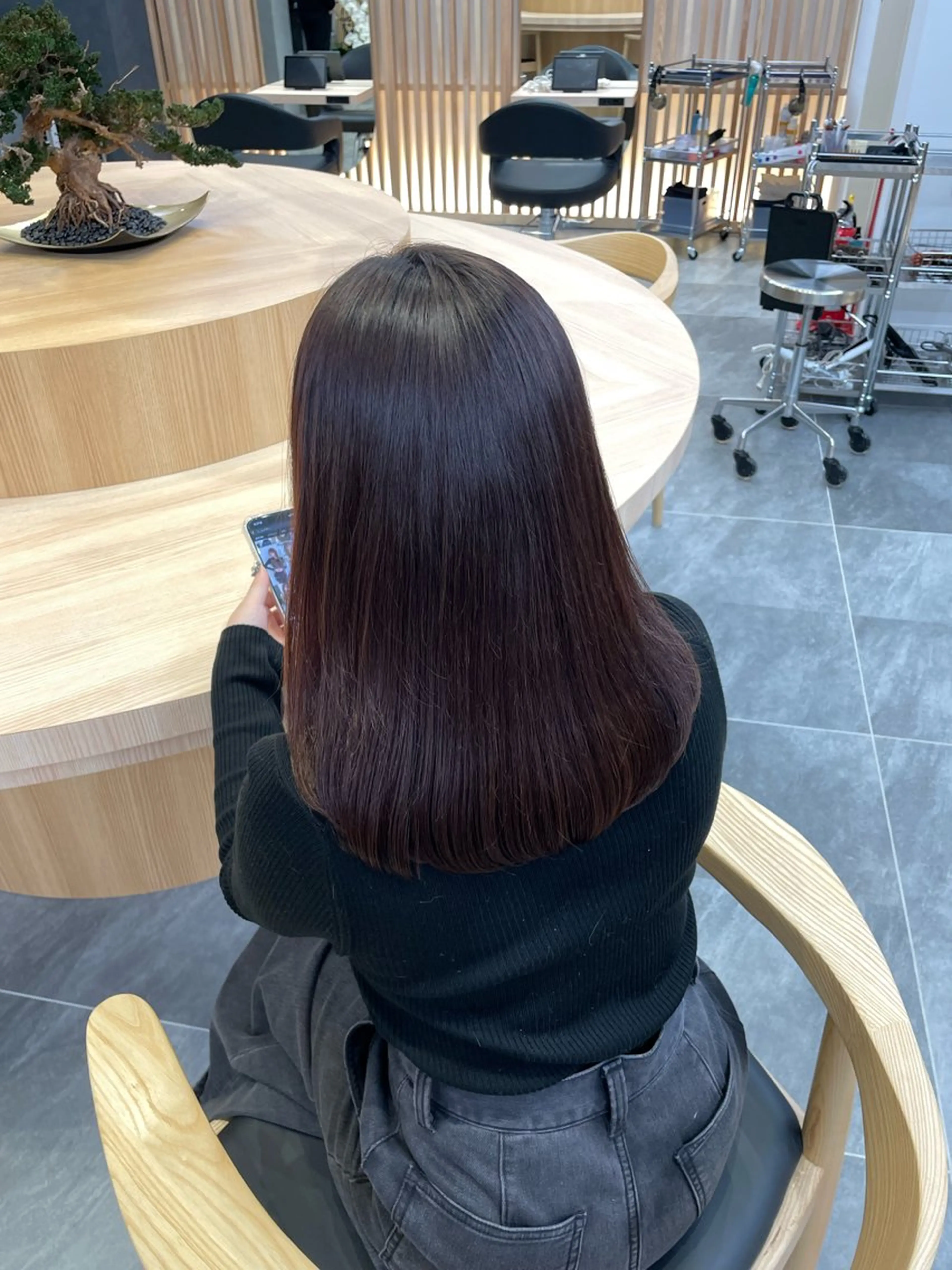 ミディアム カラー 銀座　REFINED 🫧立元のヘアスタイル