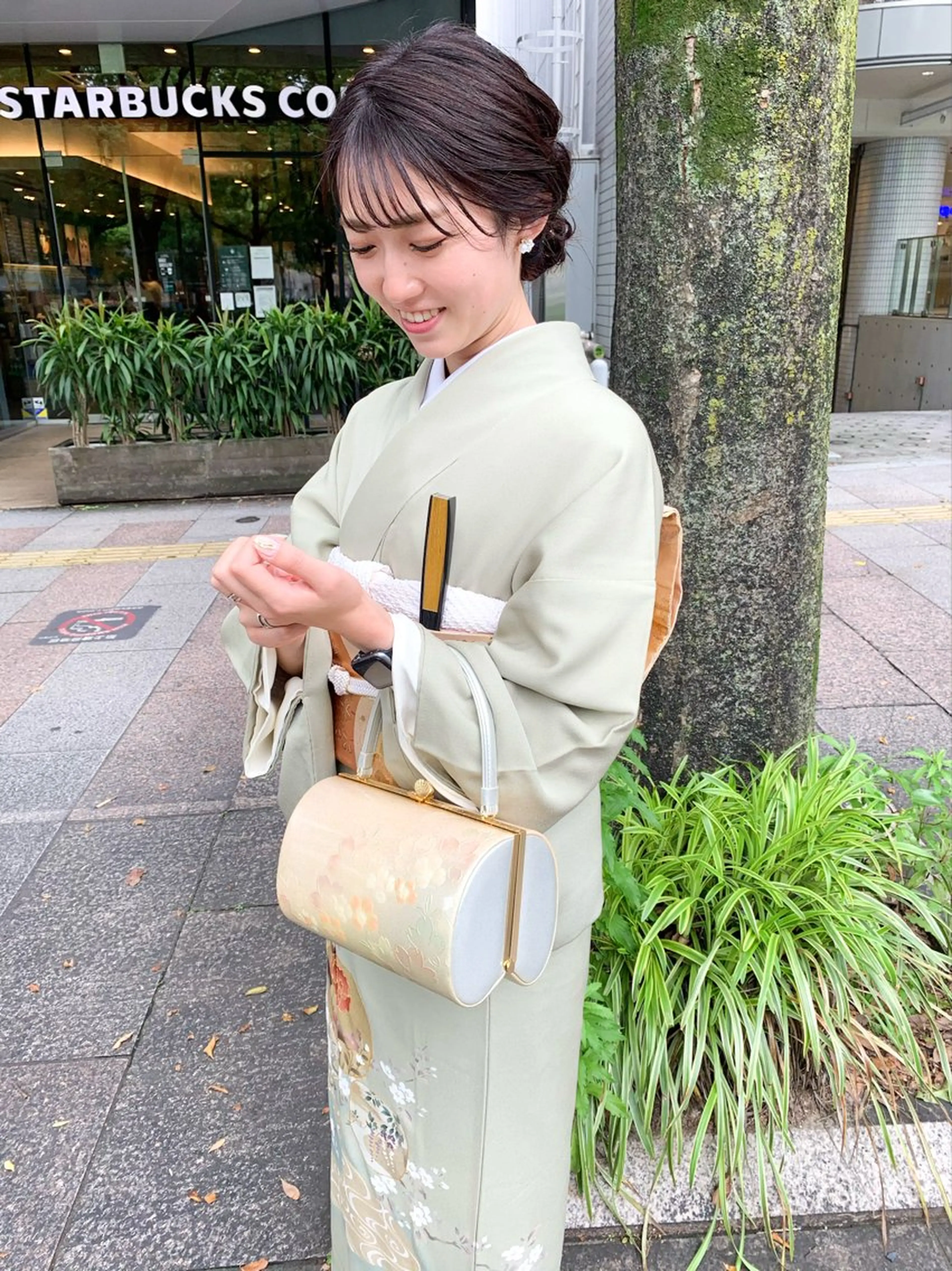 着付け 越川 友美子のヘアスタイル