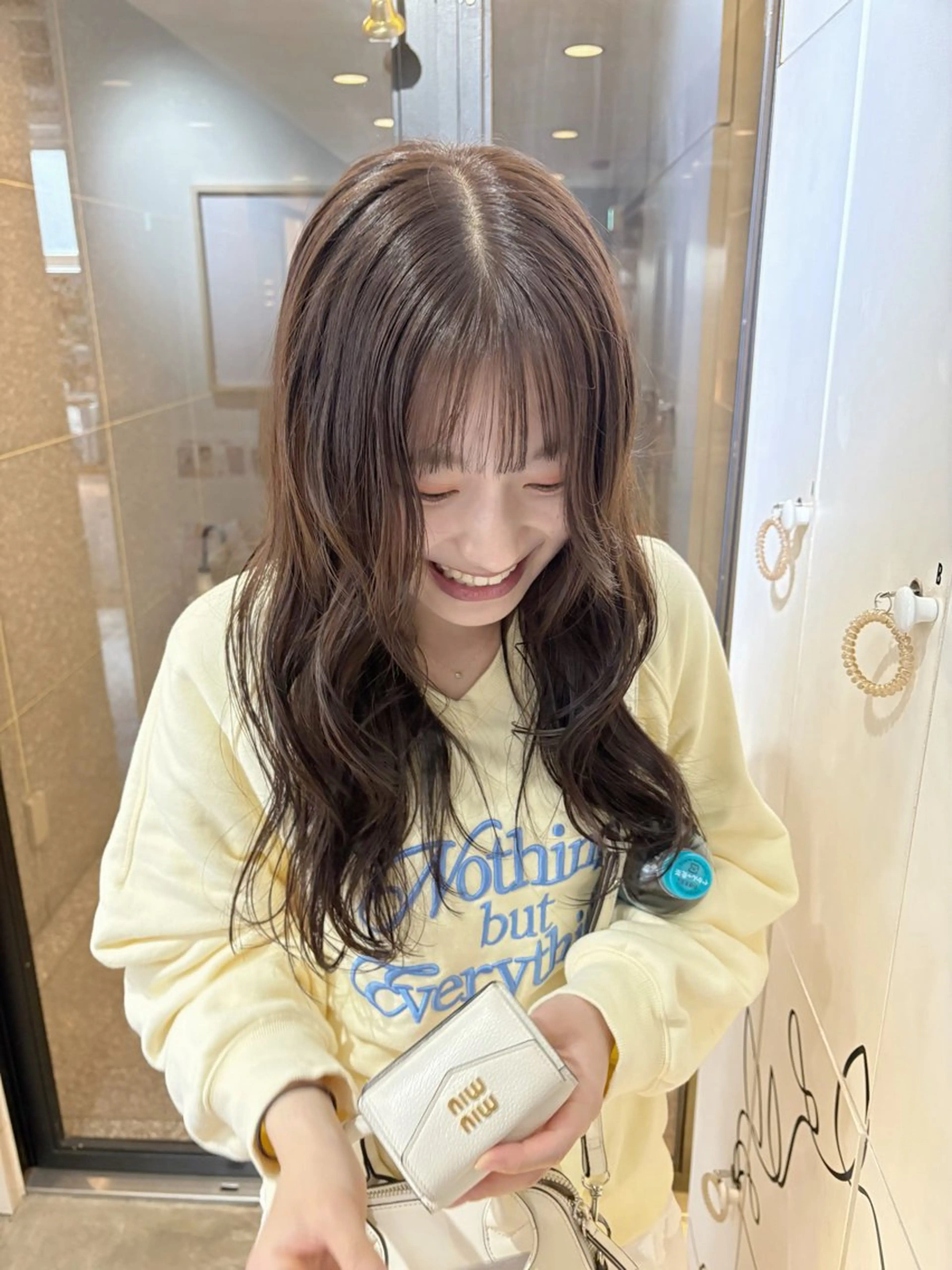 ロング カラー レイヤーカット カット ヘアカラー トリートメント RINO/似合わせ /女性専用𖧷のヘアスタイル