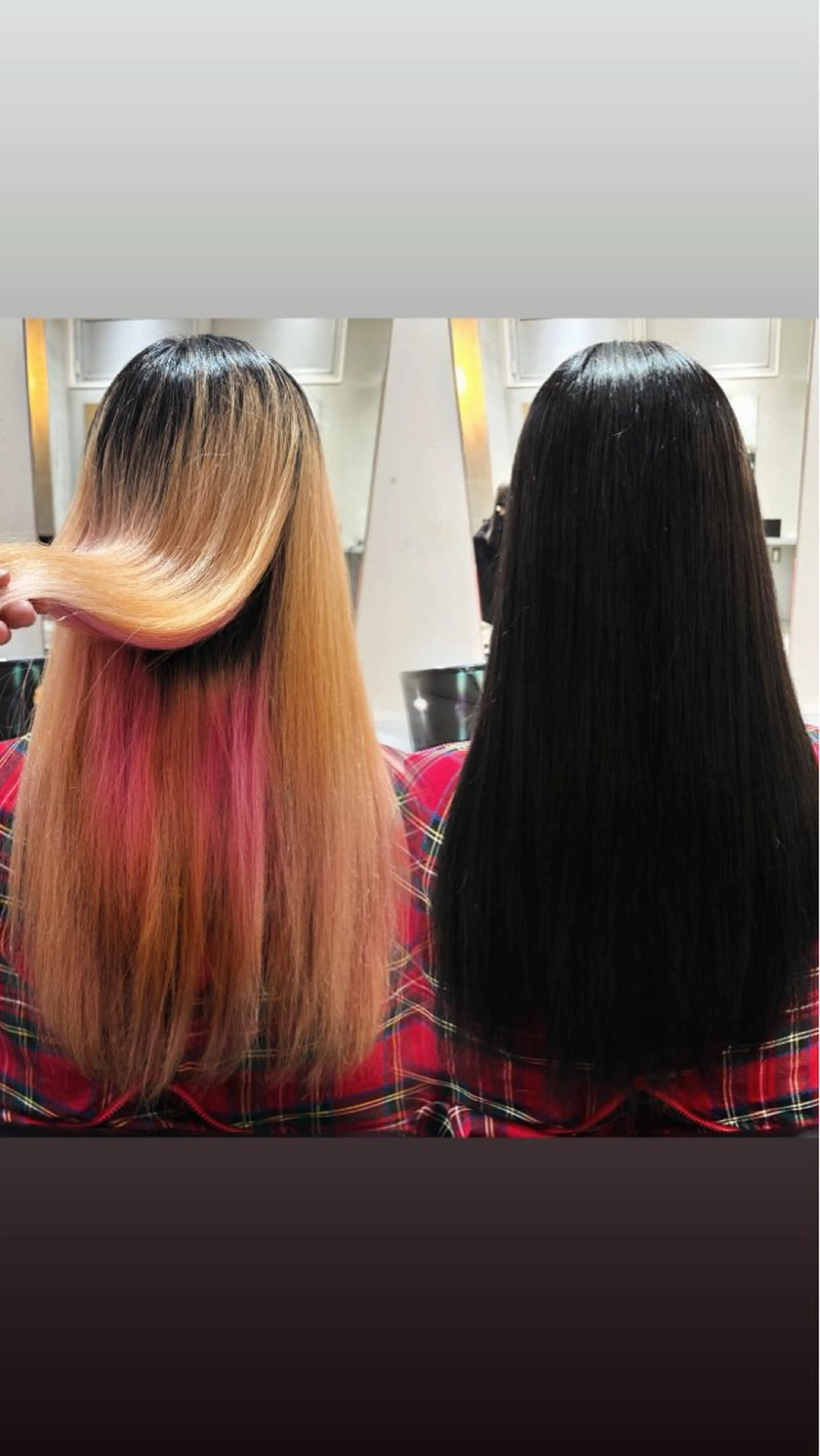 ロング ヘアカラー トリートメント 透明感×髪質改善× エクステそうまのヘアスタイル