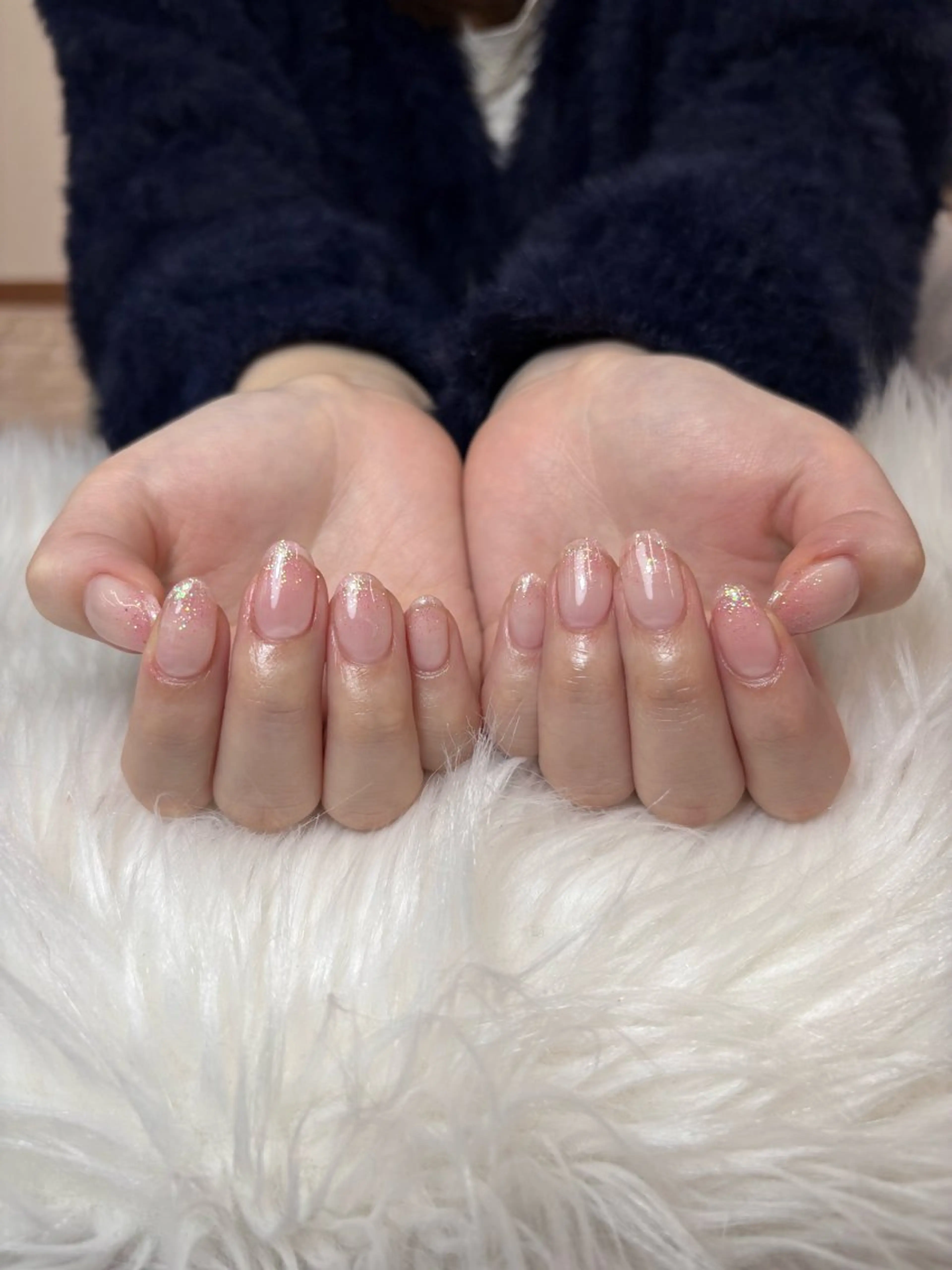 ネイル グラデーション ラメ(グリッター) ハンドネイル NAIL atre SAIKAのネイルデザイン