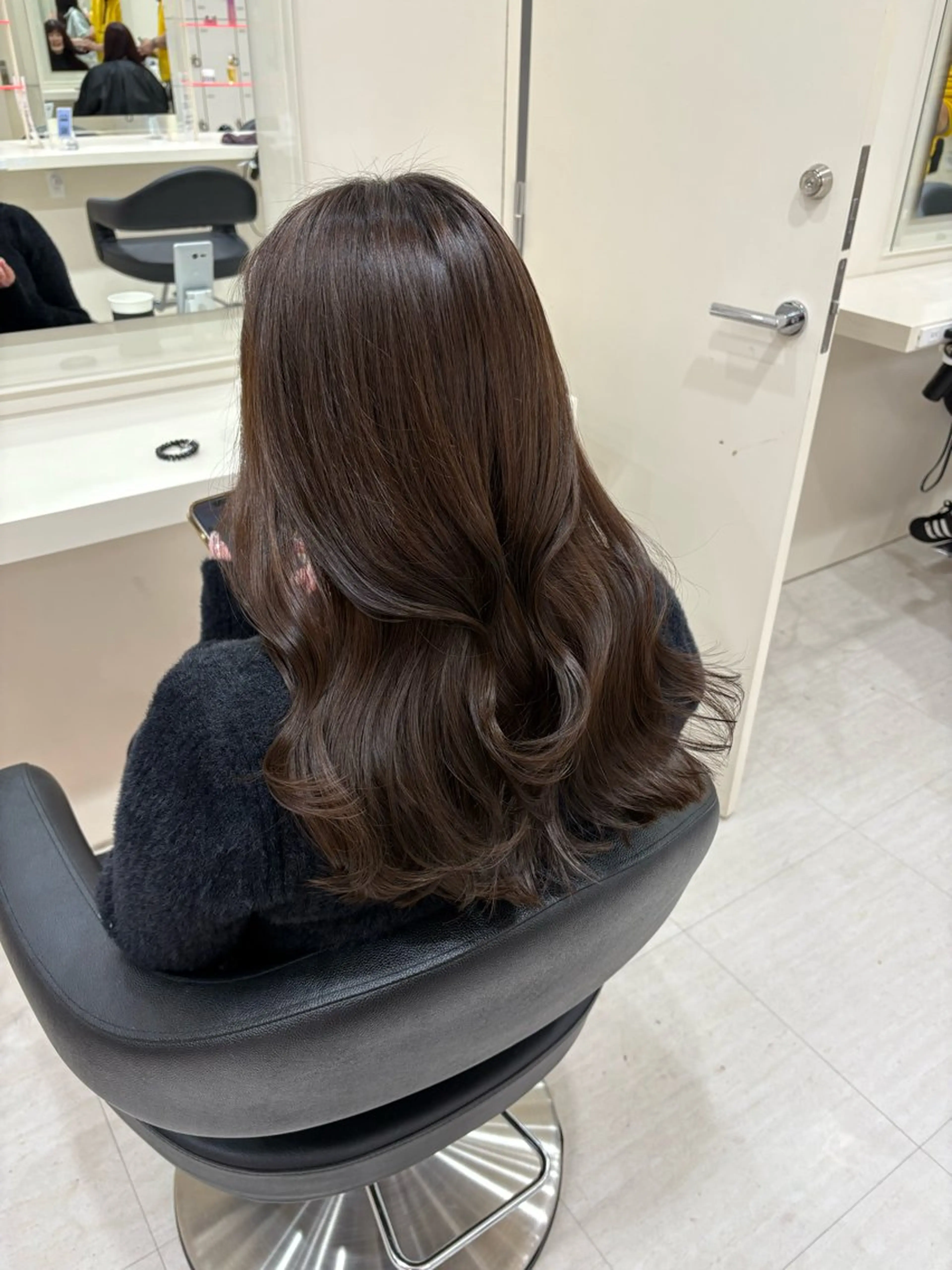 カラー ベージュ・ラベンダー カラー🎀りりのヘアスタイル