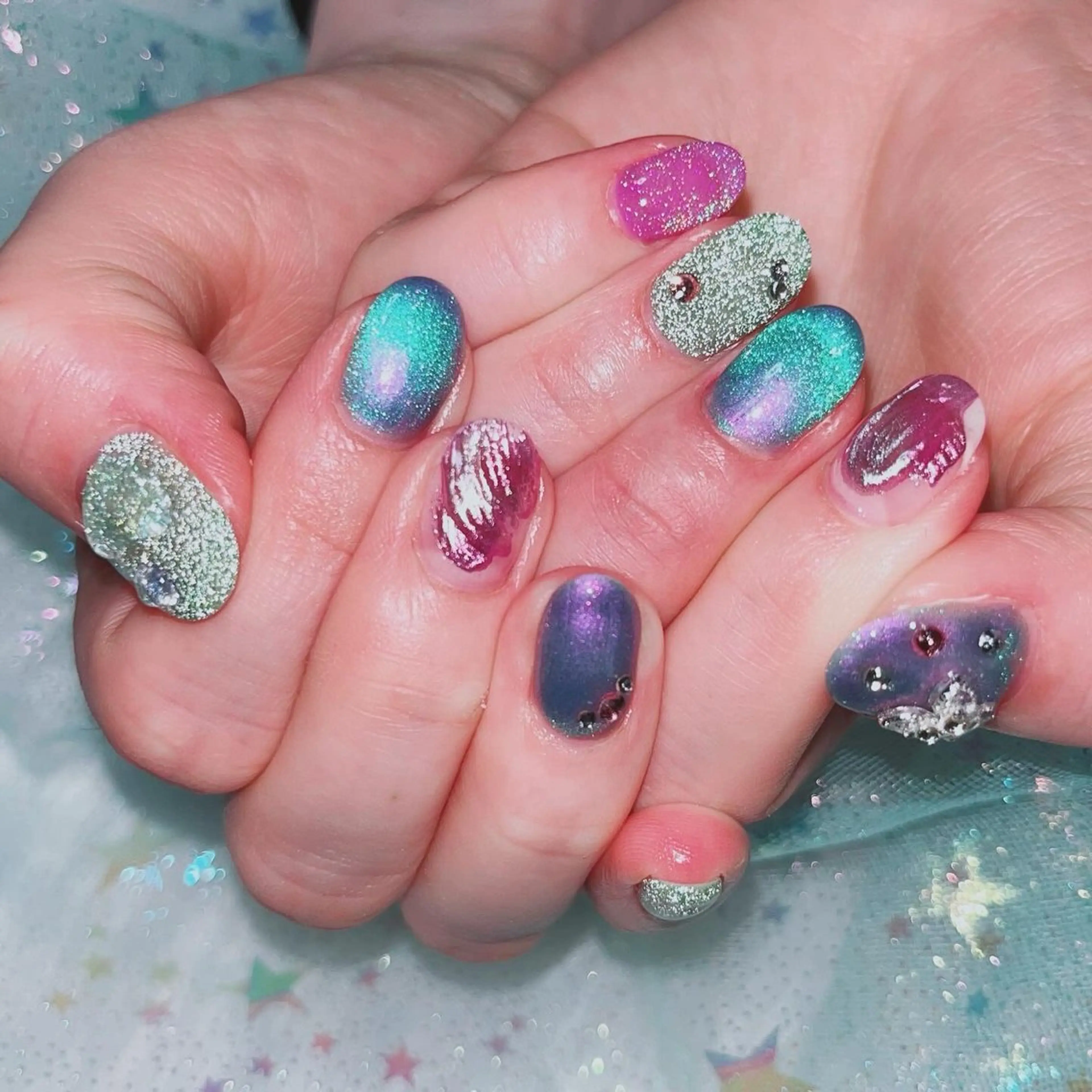 ネイル フラッシュネイル ruirui.naildesign所属・RUI ☆のネイルデザイン