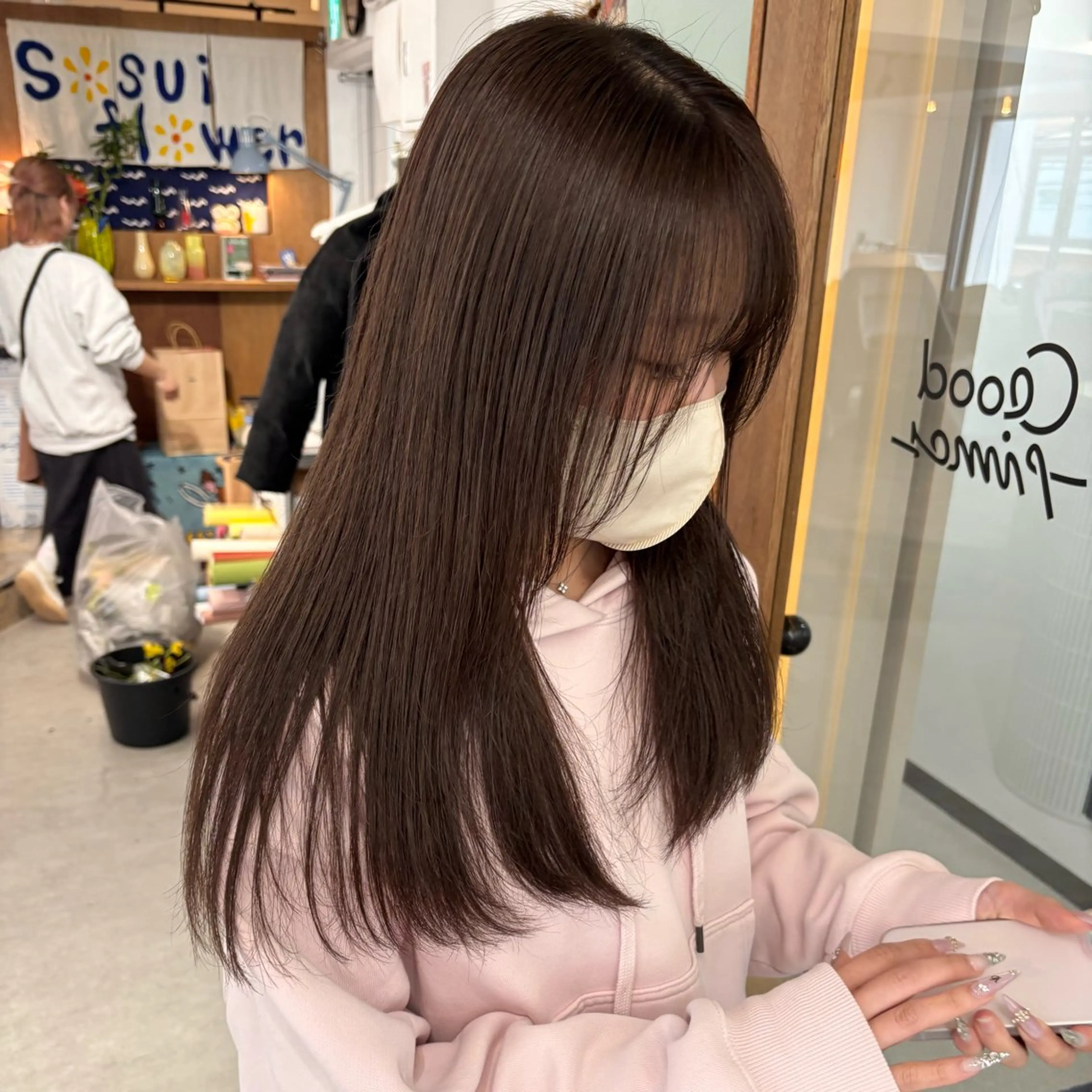 ロング カラー ヘアカラー 🎀【透明感カラー】 さえ🎀のヘアスタイル