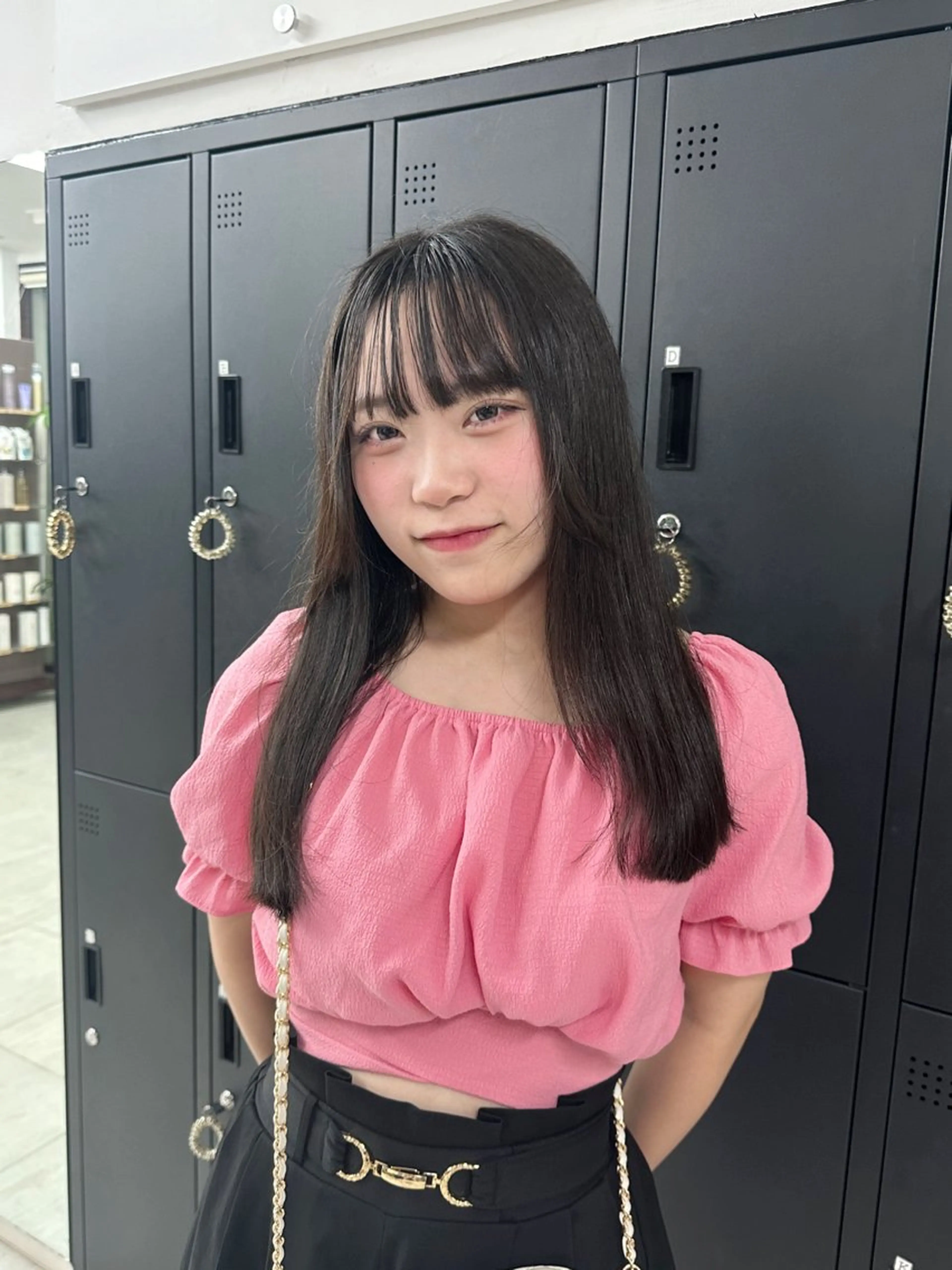 ロング ヘアカラー トリートメント 透明感カラー/暖色 木村 実来のヘアスタイル