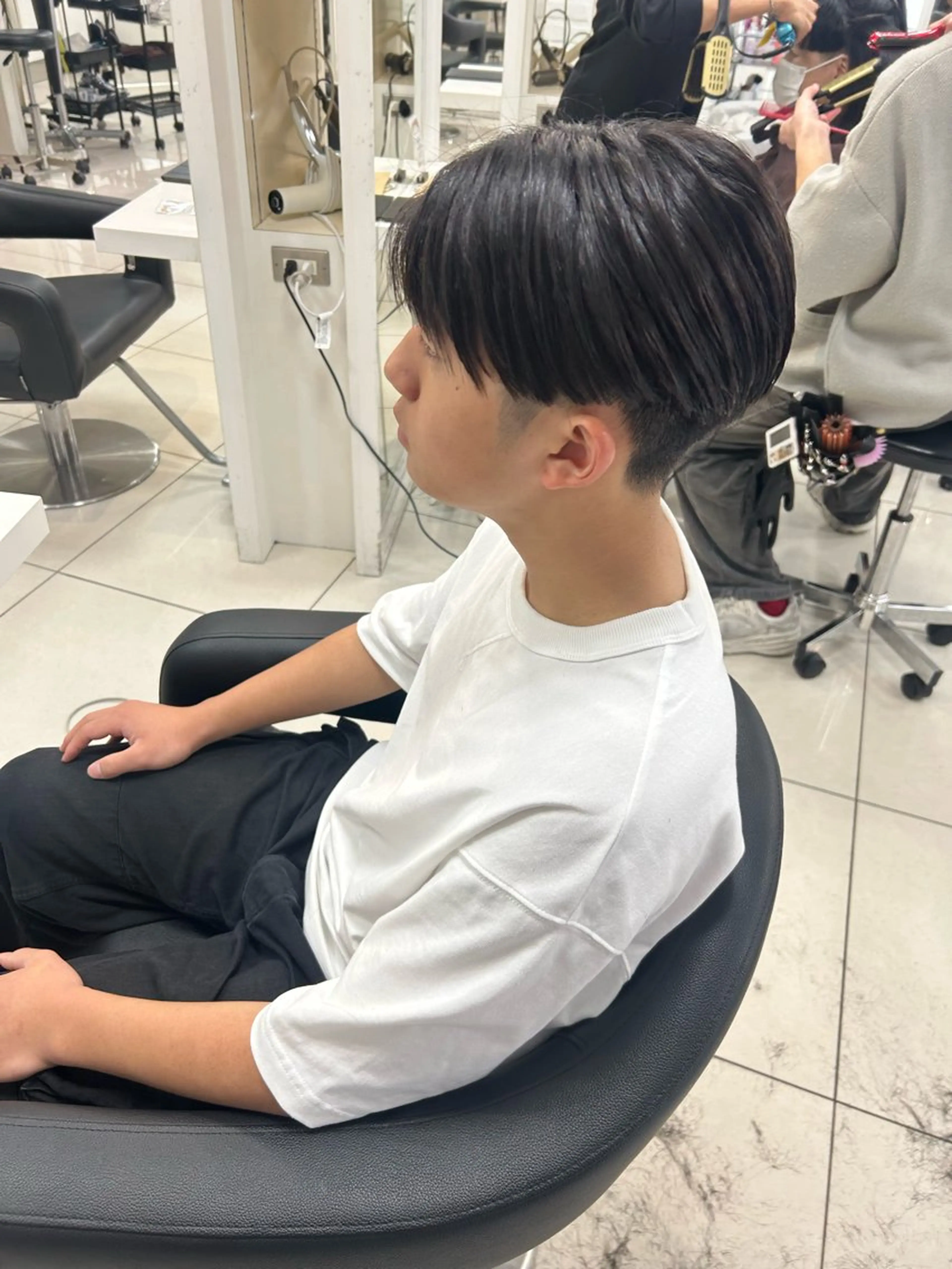 ショート 【縮毛矯正/レディー スカット】美涼🎀のヘアスタイル