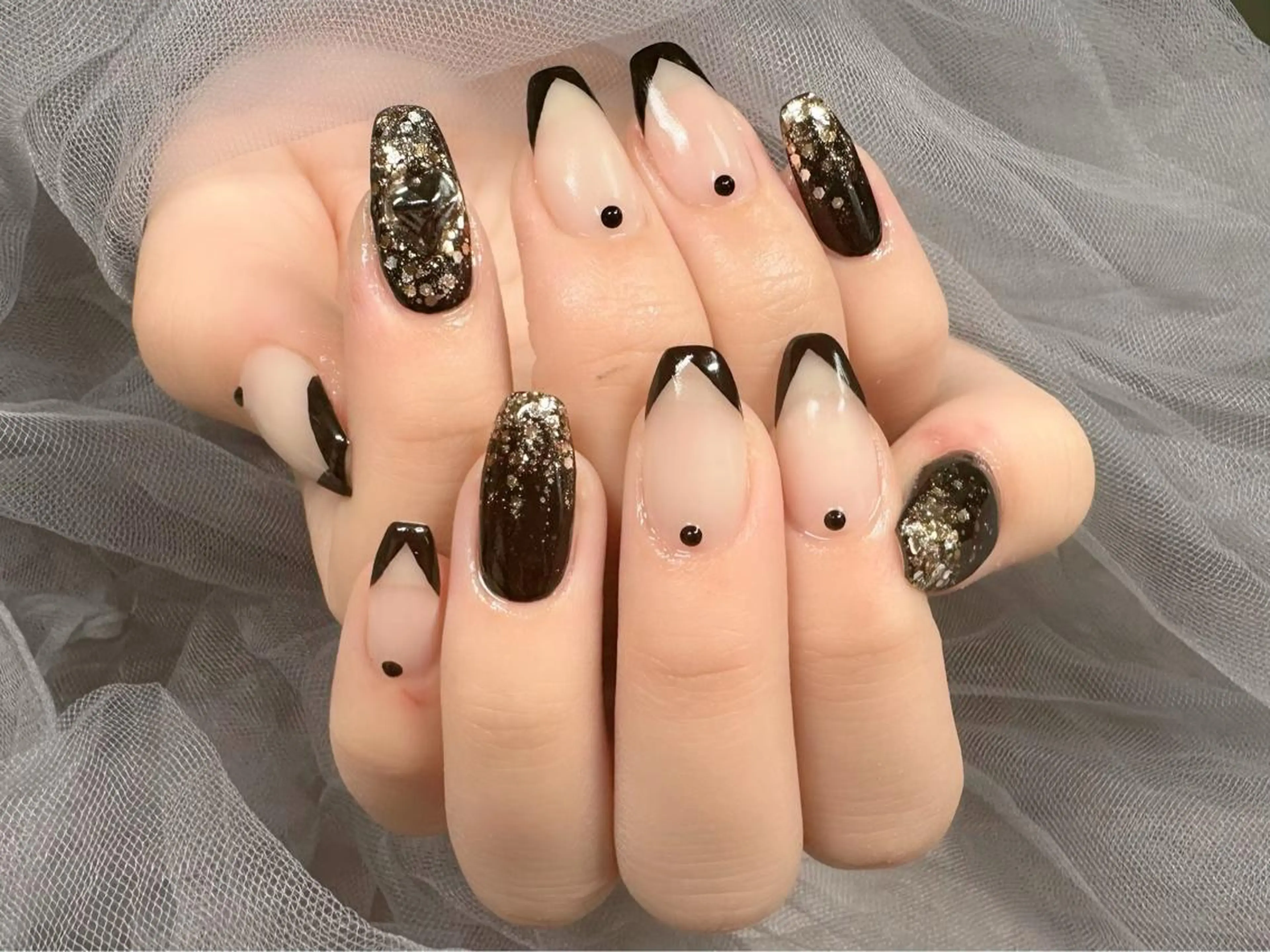 ネイル フレンチネイル ハンドネイル Nail Salon KURELLYのネイルデザイン
