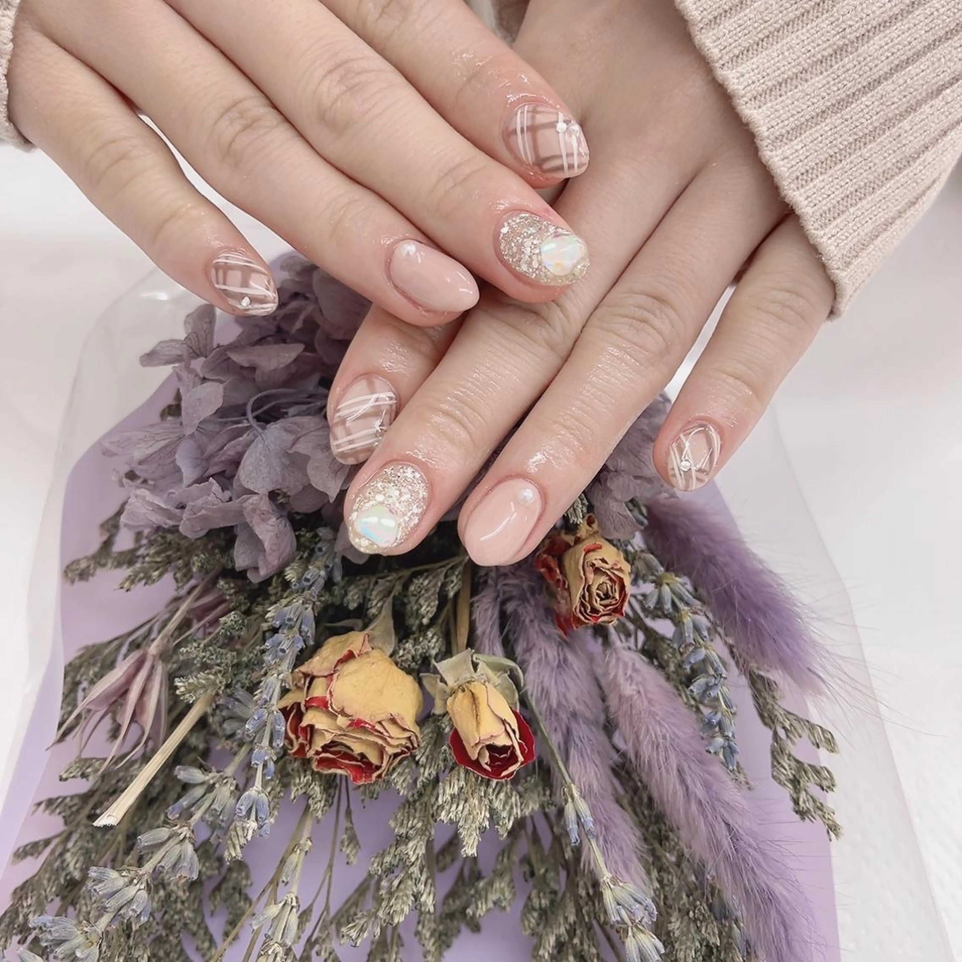 ネイル 🦋ネイルサロン ブラン🌈ゆりのネイルデザイン