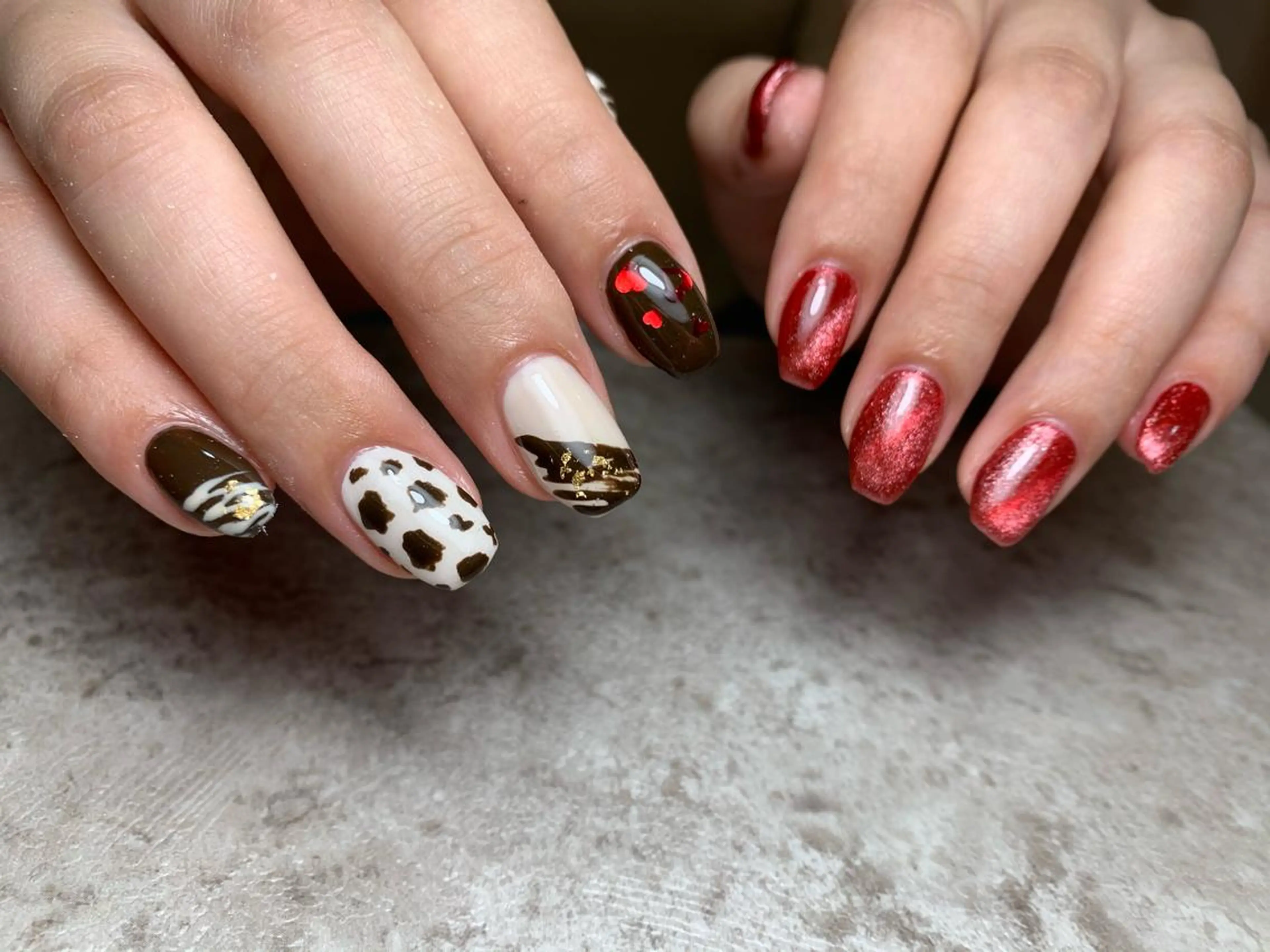 ネイル バレンタイン Kanna Yuki カンナユキのネイルデザイン