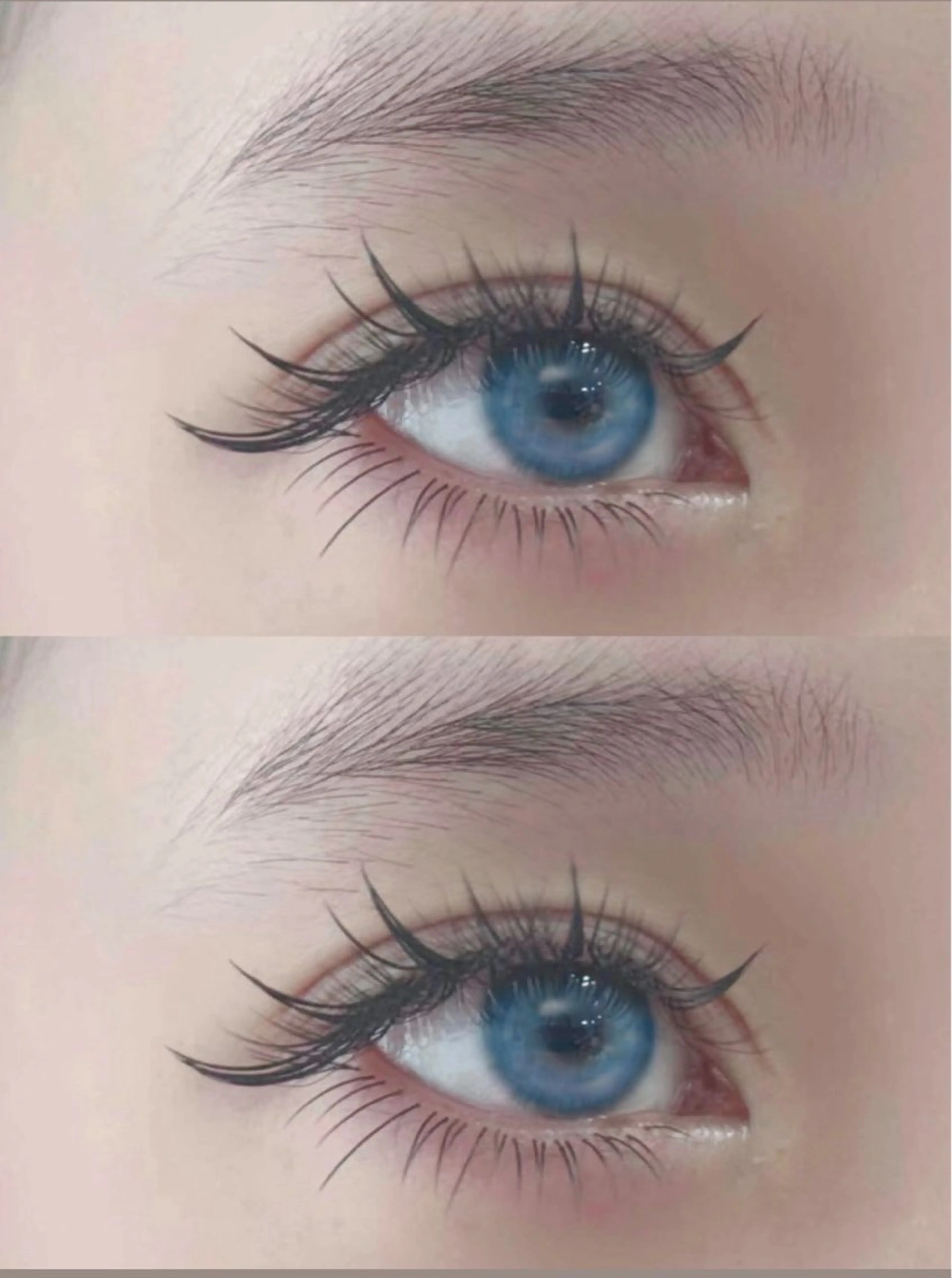 マツエク・マツパ 韓国風マツエク パリジェンヌラッシュリフト まつげパーマ 下まつげエクステ 一重×まつ毛パーマ マツエク キンバネ・サロン 高田馬場店のマツエク・マツパデザイン
