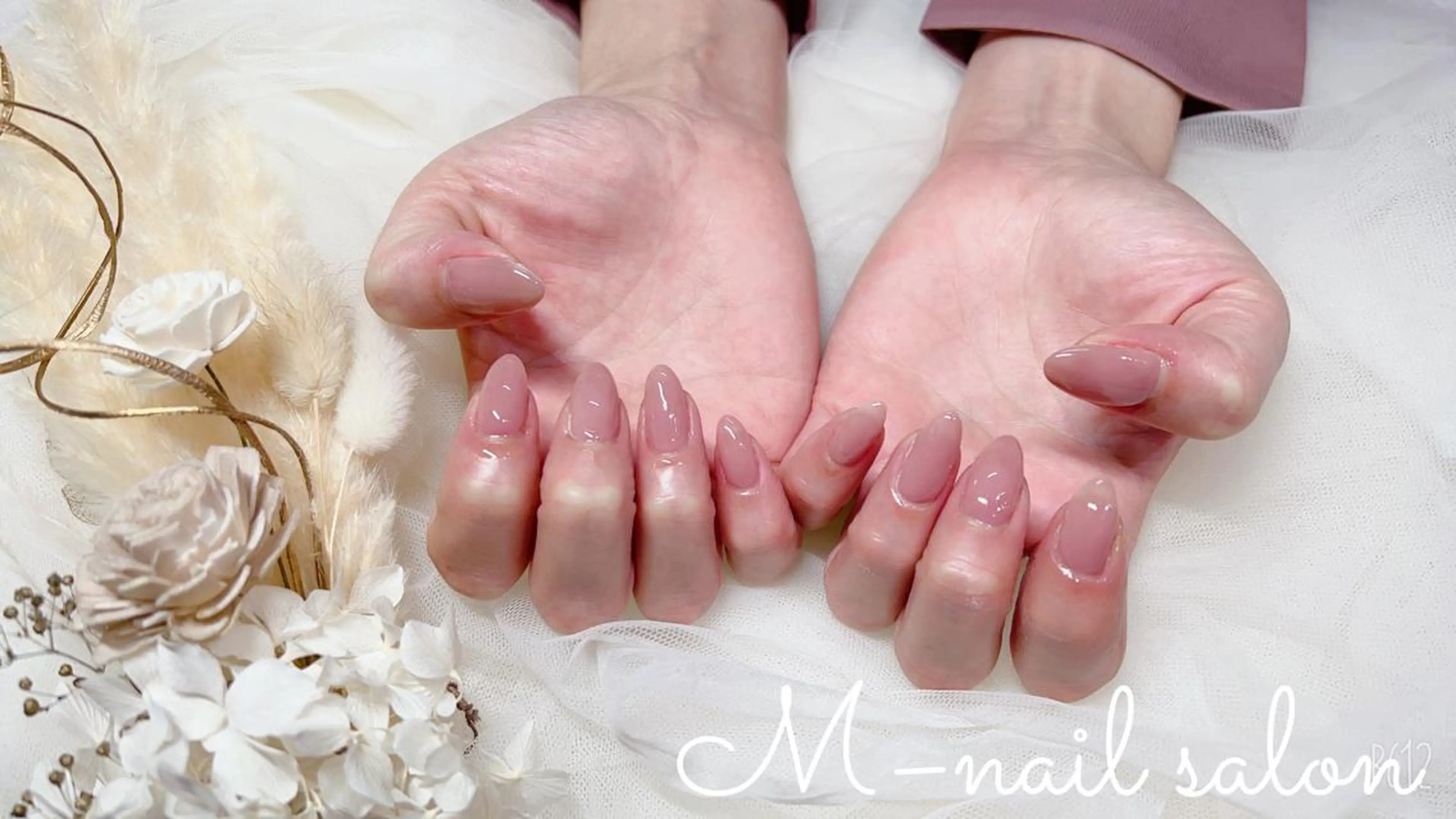 ネイル シンプルネイル M_ nail salonのネイルデザイン