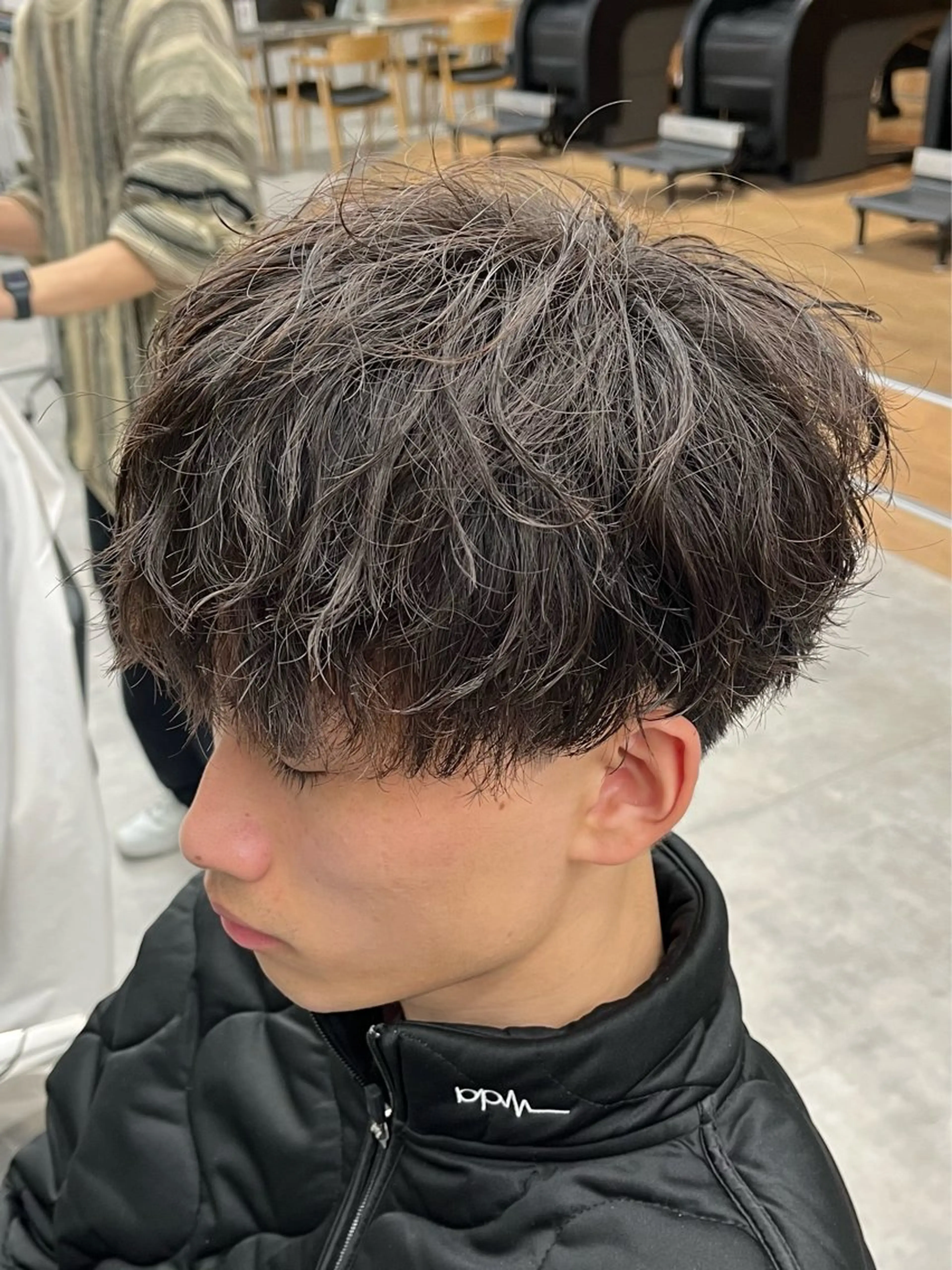 ショート パーマ メンズ マッシュ メンズパーマ 新潟メンズパーマ 新潟駅/小田拓実のヘアスタイル