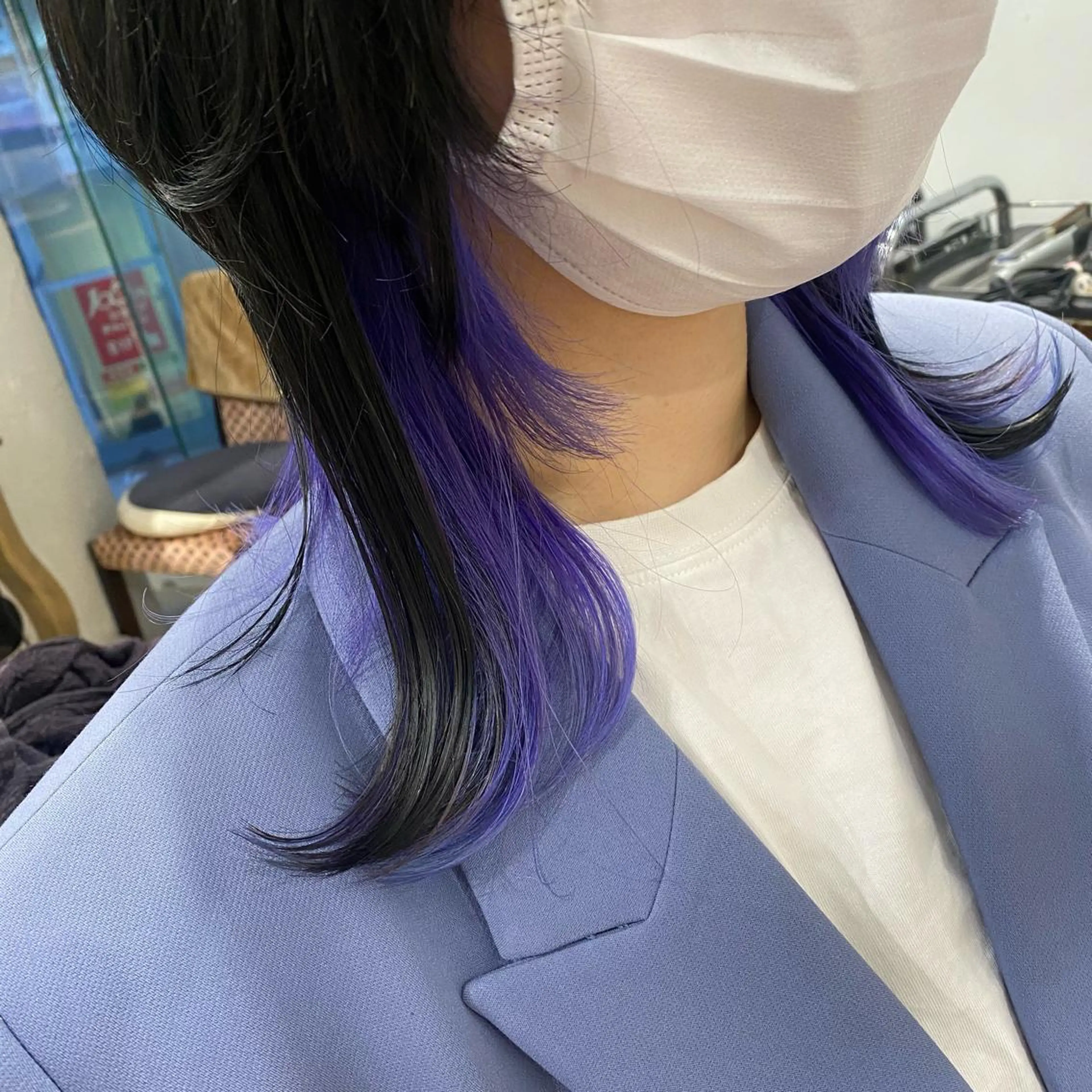 ミディアム equal銀座 黒田💚のヘアスタイル