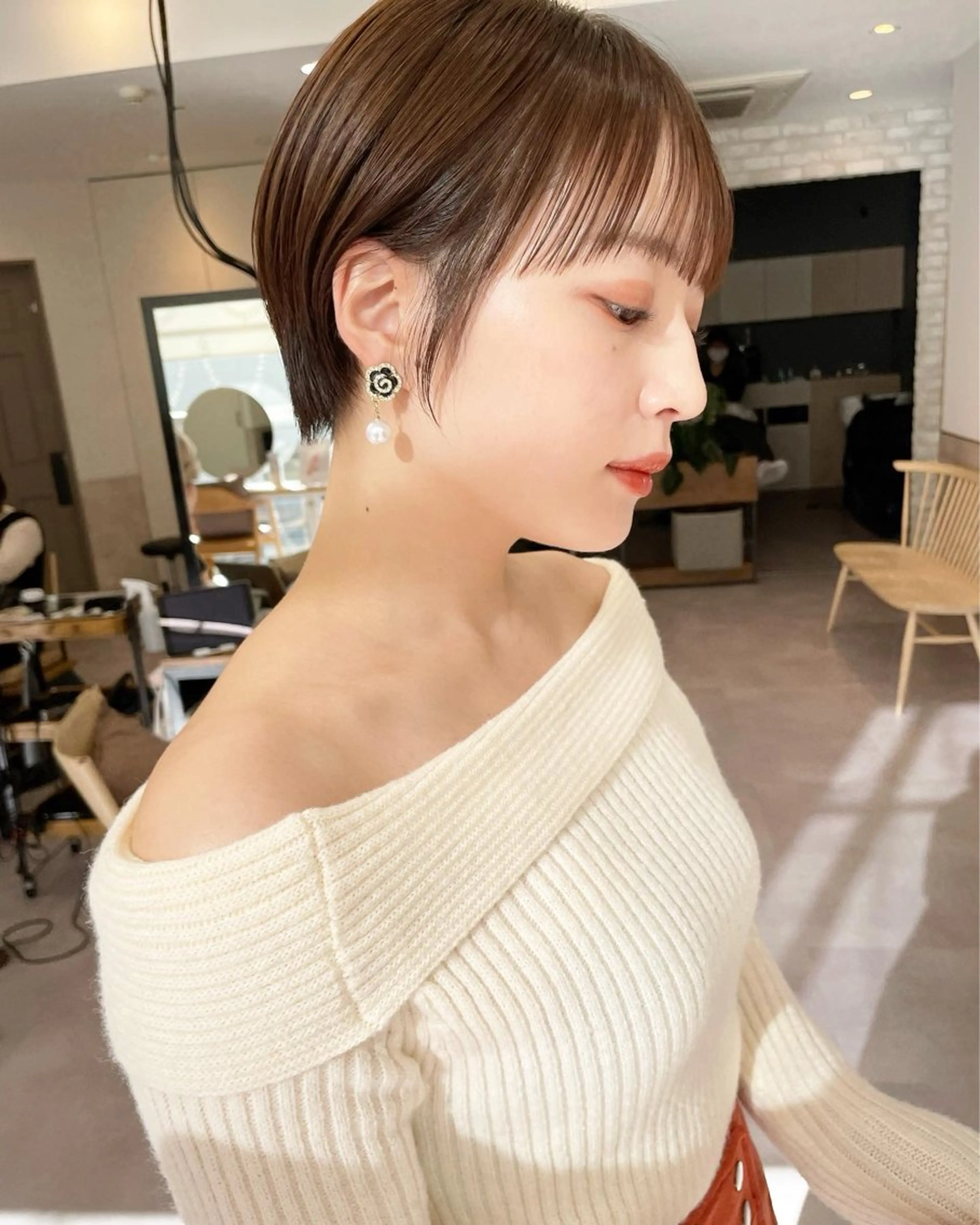 ショート sand所属・ゆい 似合わせカットのヘアスタイル