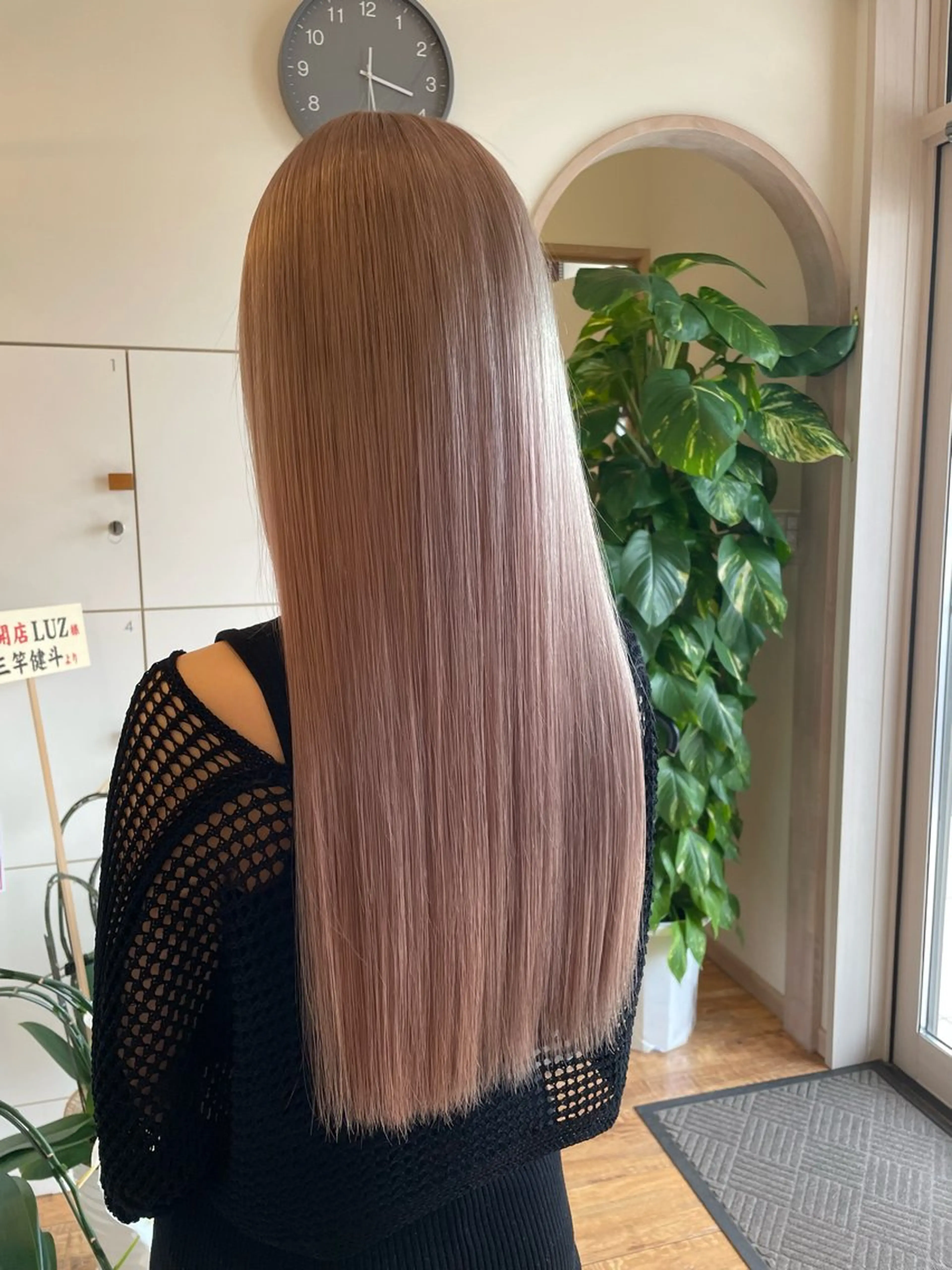 ロング カラー ベージュカラー ピンクカラー ピンクベージュ ホワイトピンク ホワイトピンクベージュ ブリーチ👩‍🦳/ ‪✂︎MANAMIのヘアスタイル