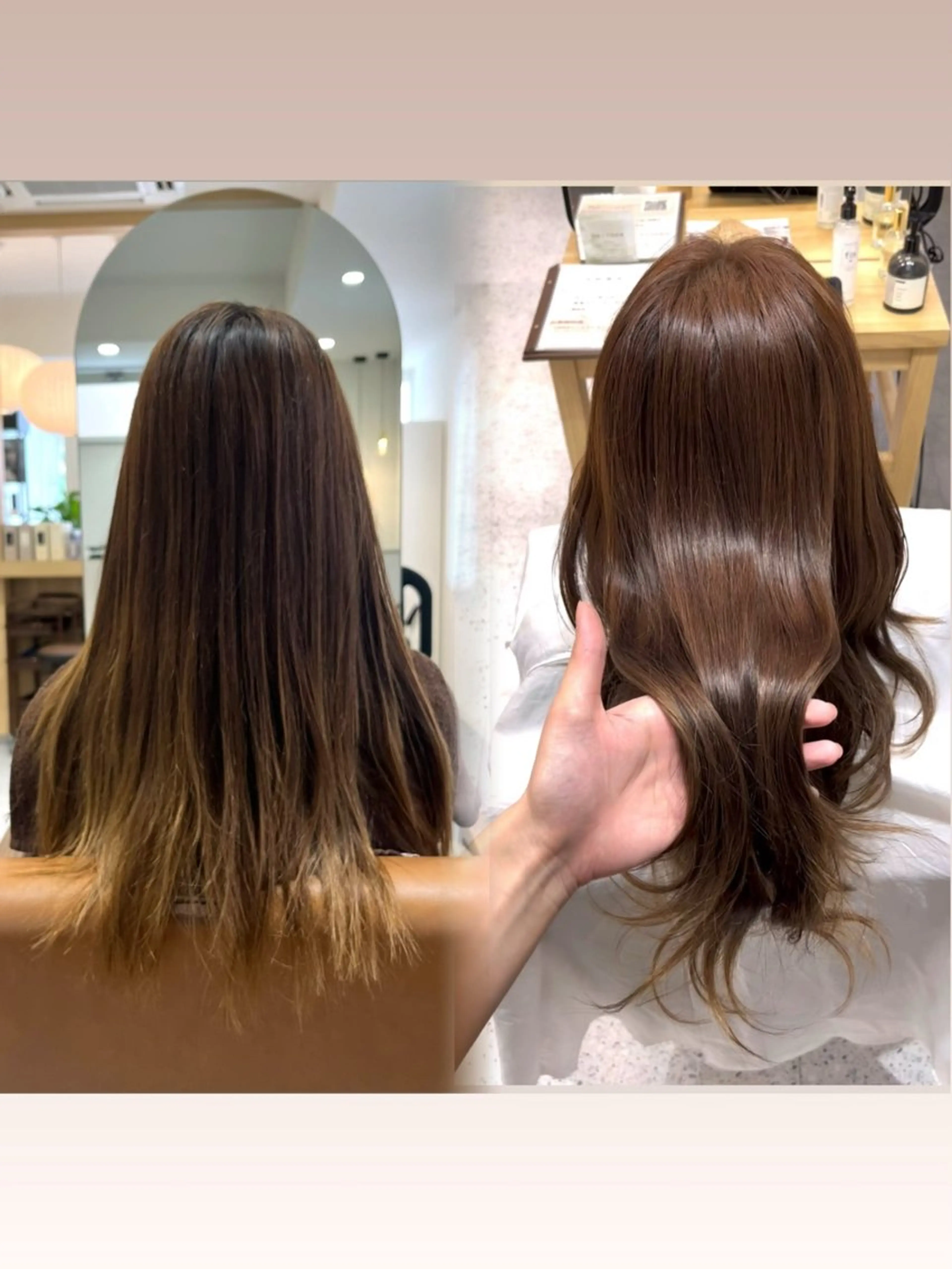 ロング カラー MIZUKI🫧ྀི 韓国ヘアAFLOATのヘアスタイル