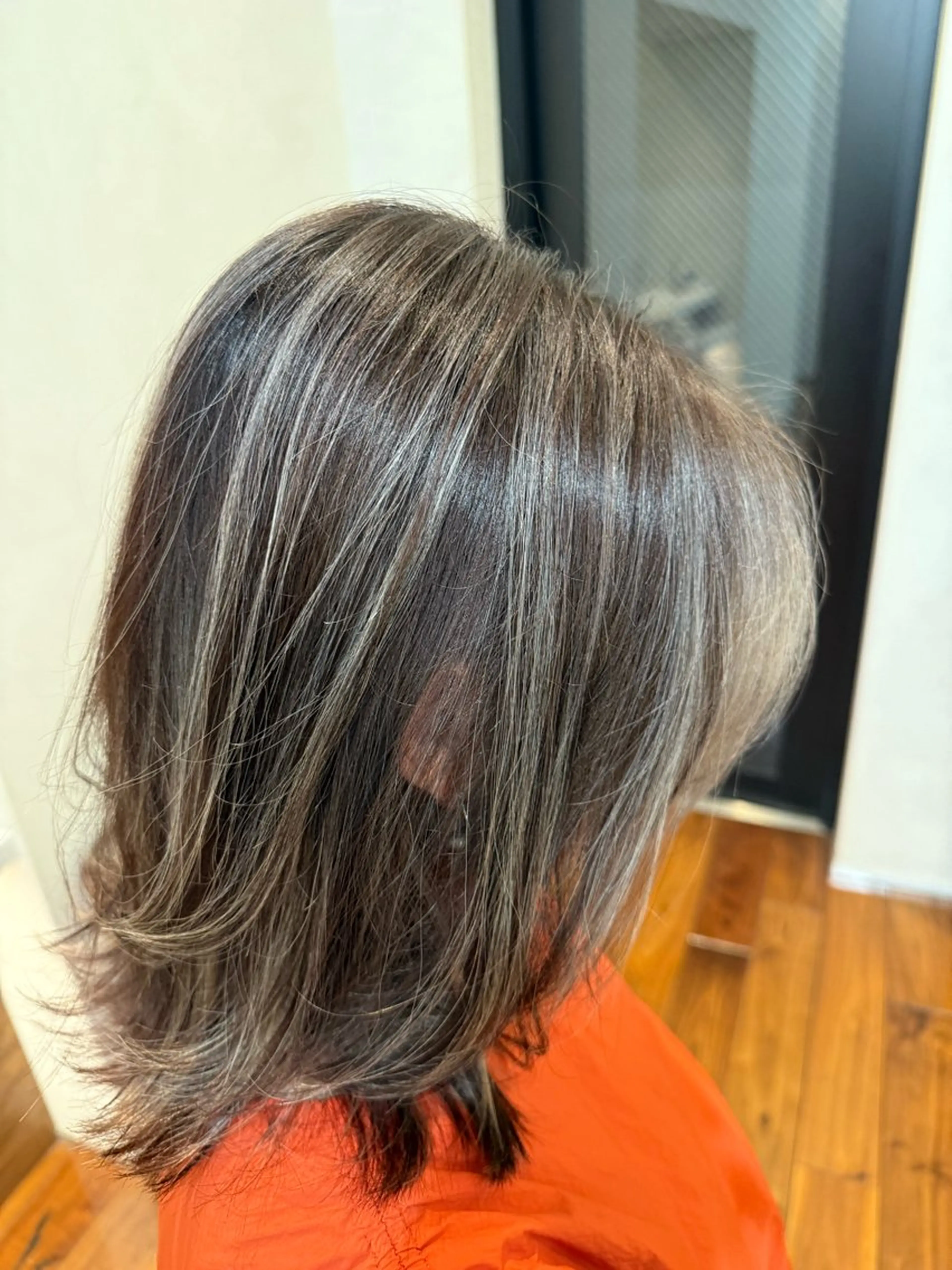 ミディアム カラー 白髪率別白髪ぼかし /なおき/表参道のヘアスタイル