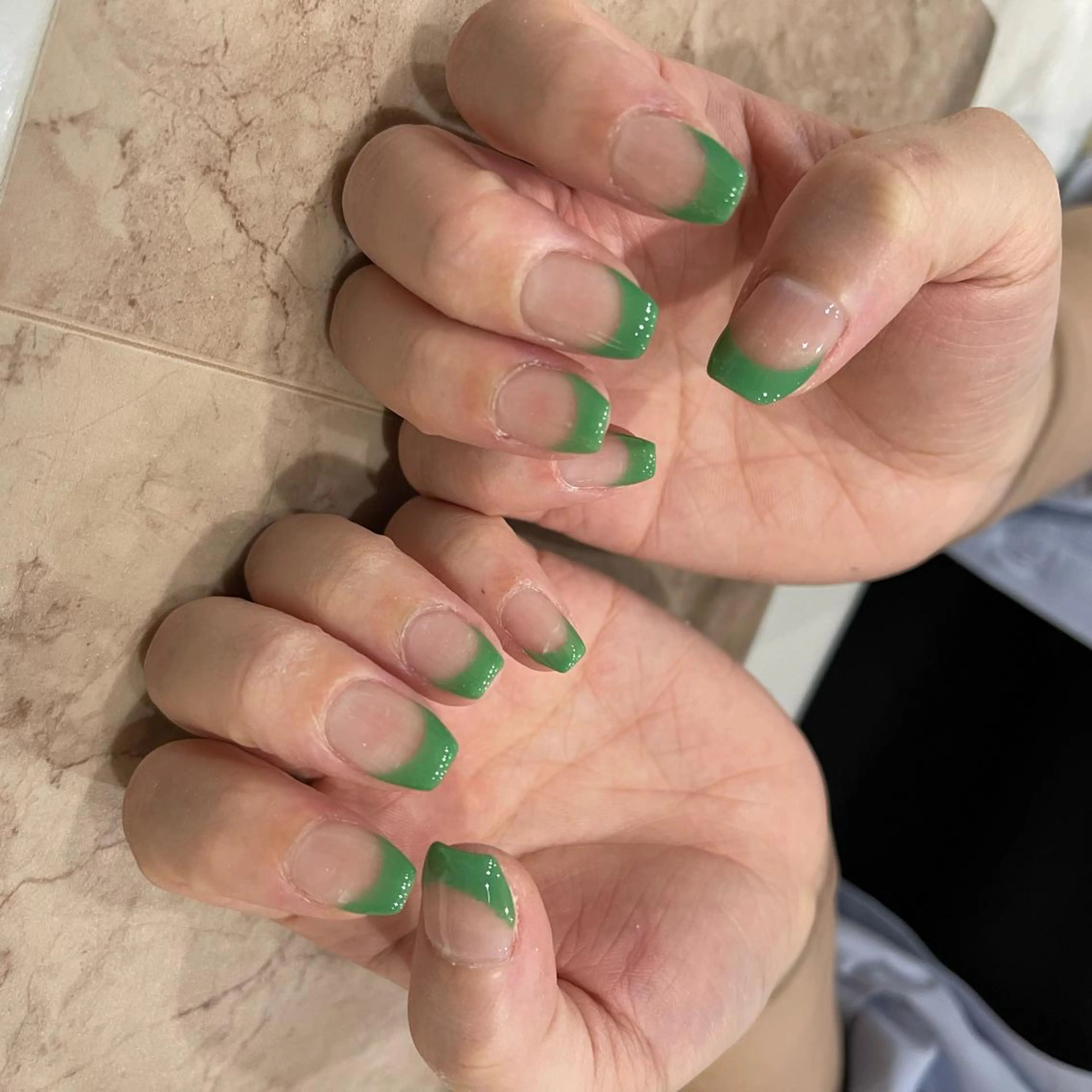 ネイル フレンチネイル Wish Nail 恒川のネイルデザイン