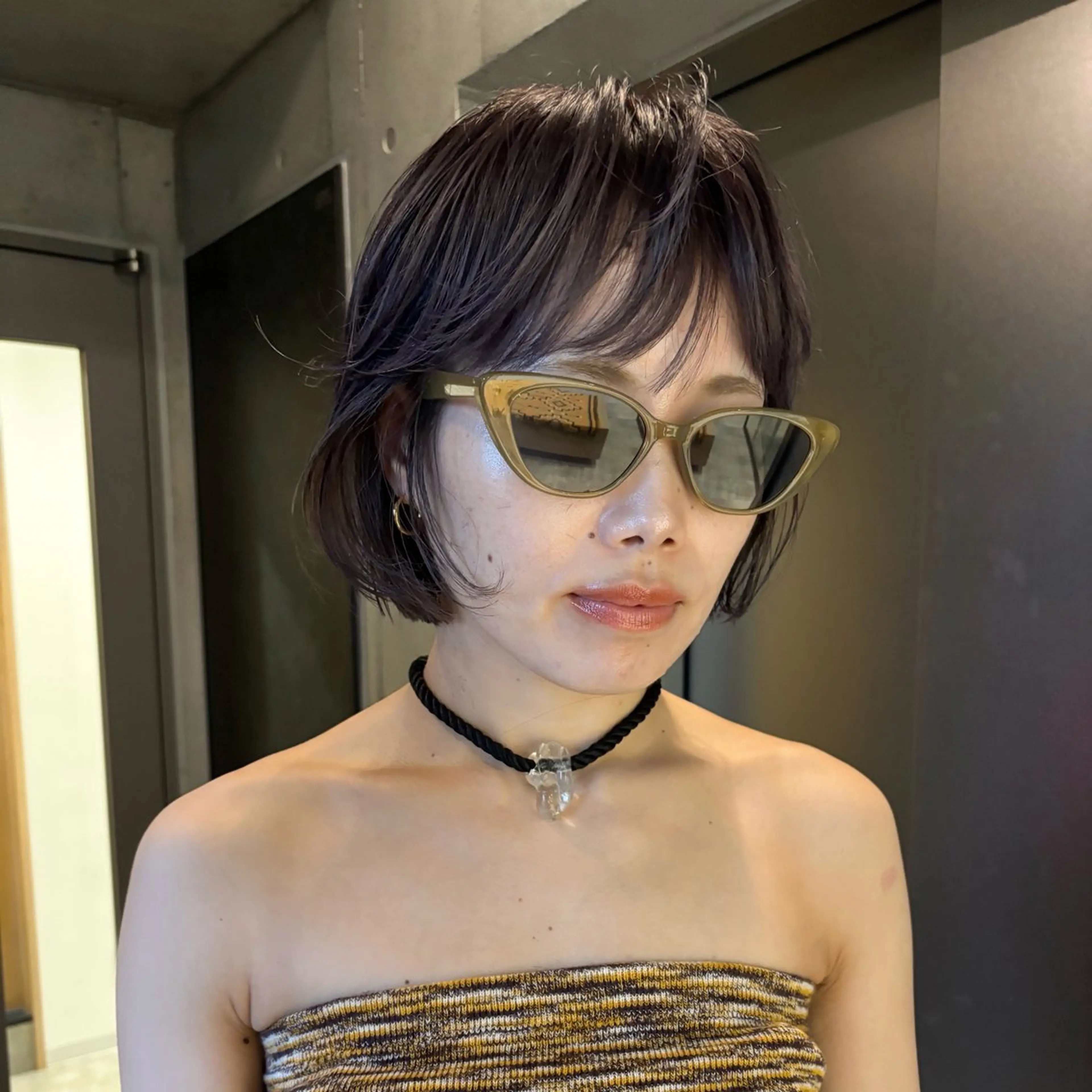 ショート カラー カット ヘアカラー トリートメント トレンドボブ /ミリヤのヘアスタイル