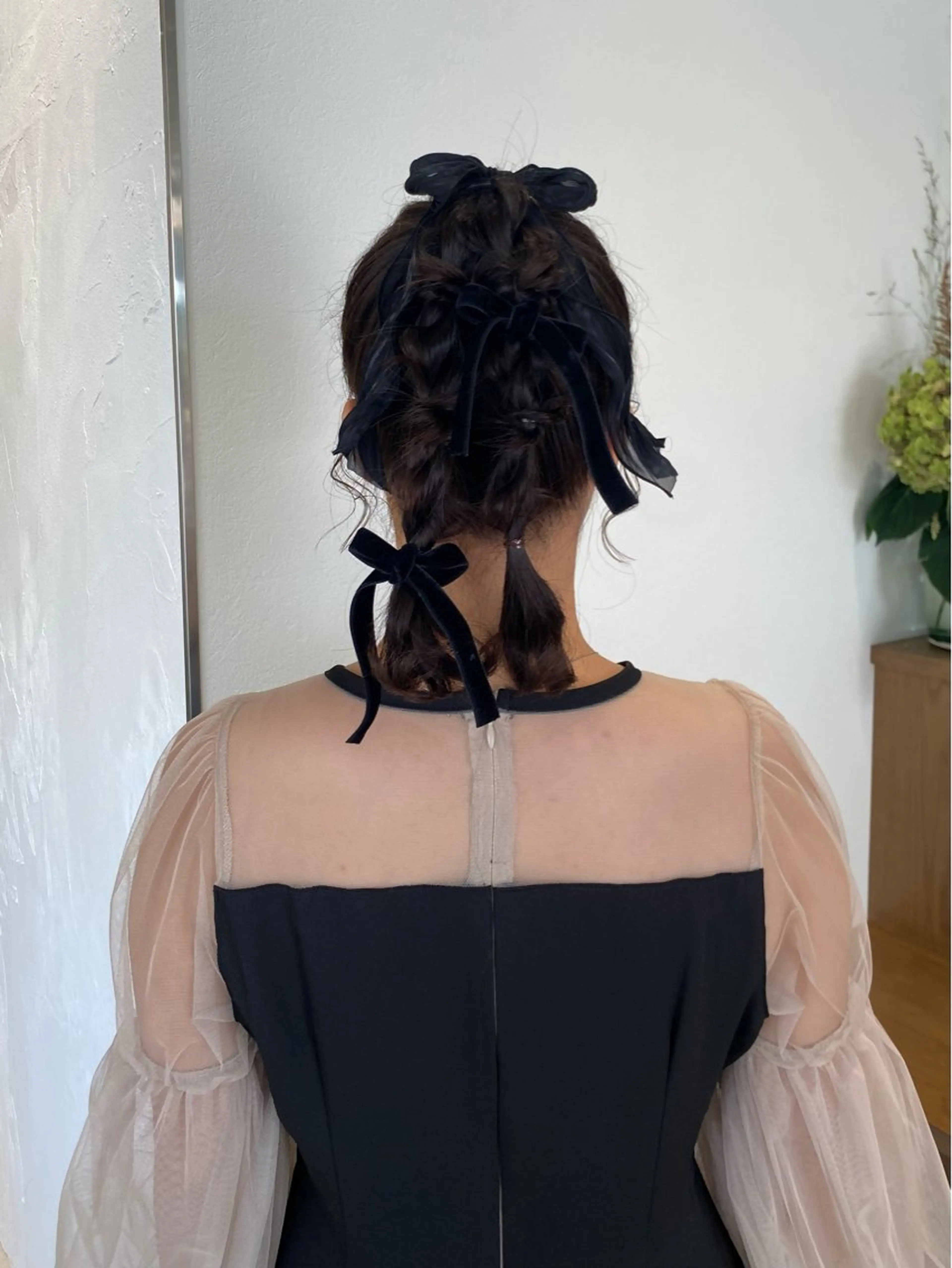 ロング ヘアアレンジ 暖色カラー /ヘアアレンジ/花鈴のヘアスタイル