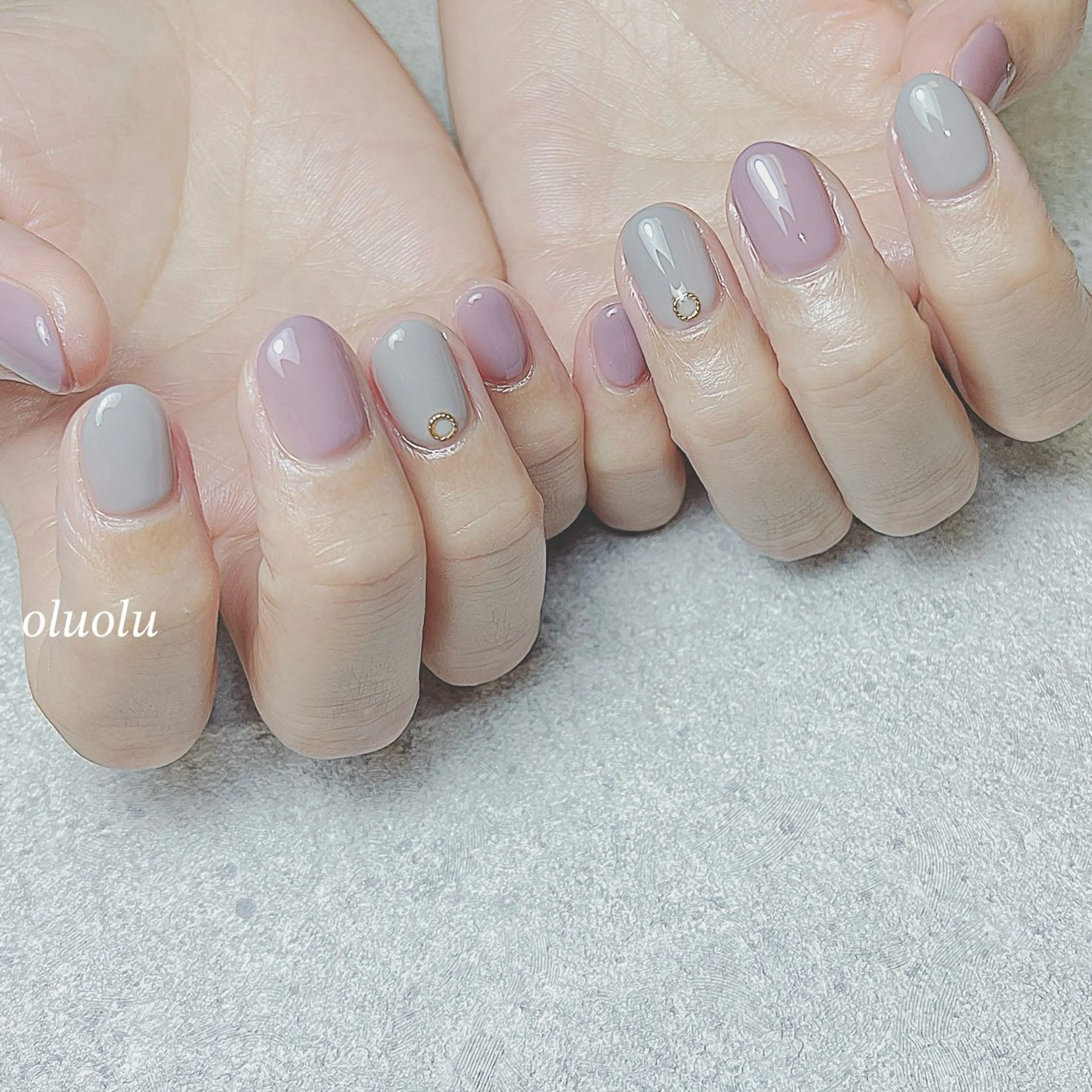 ネイル アートネイル フットネイル オフィスネイル ワンカラーネイル ピンク 大村 紬華のネイルデザイン