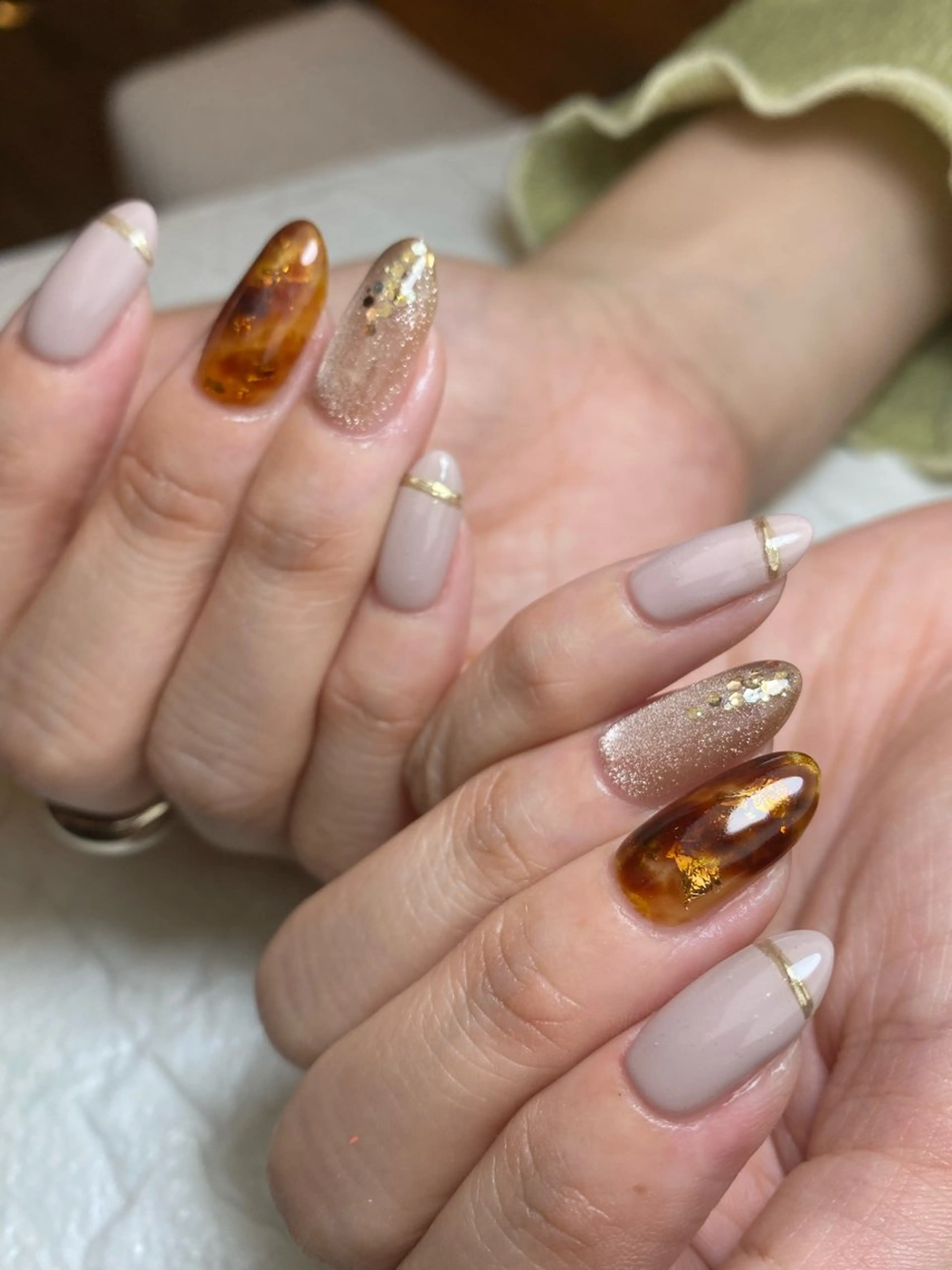ネイル ニュアンスネイル MIKA 🍊のネイルデザイン