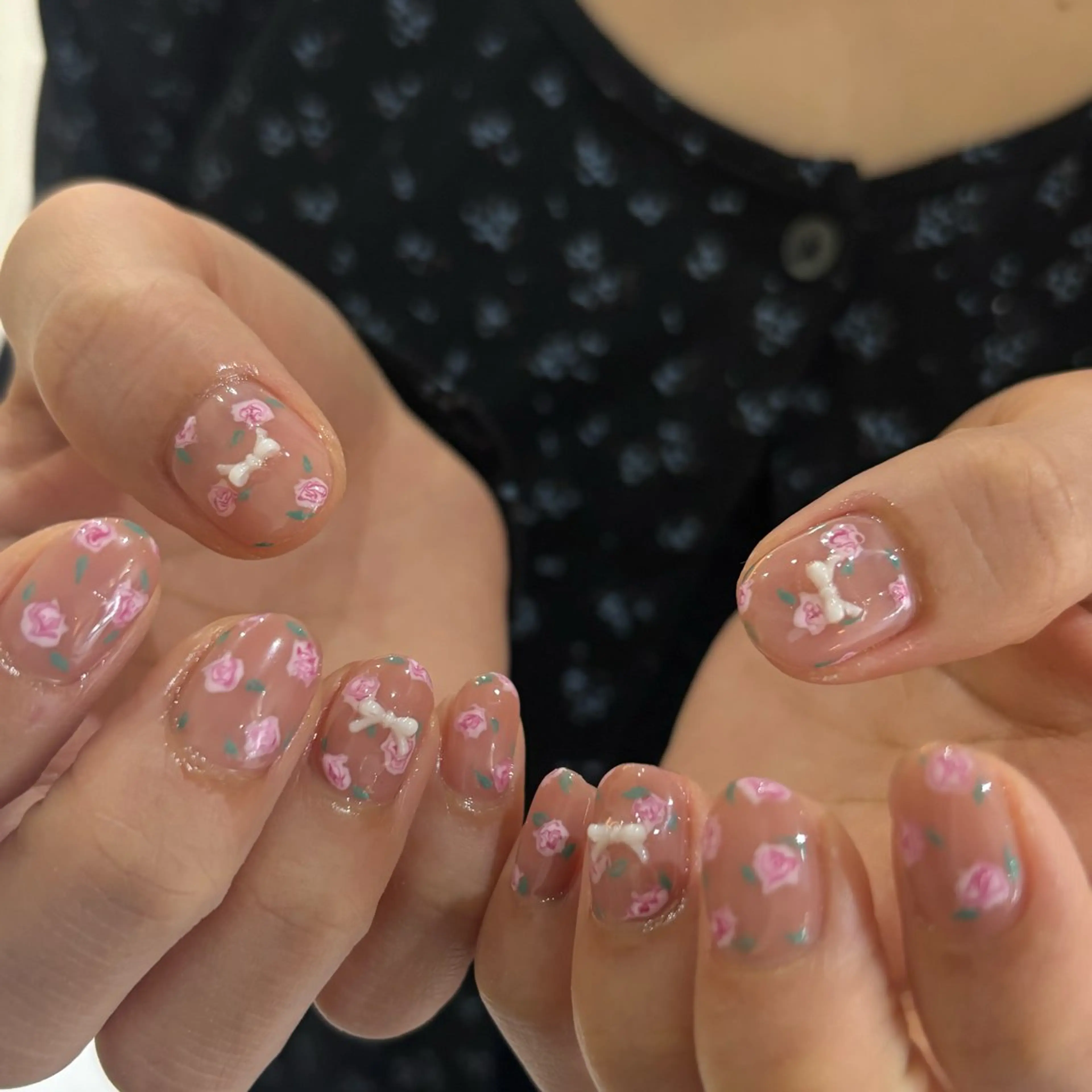 ネイル ハンドネイル 【Zina京都駅前】 きぬがわ らむのネイルデザイン