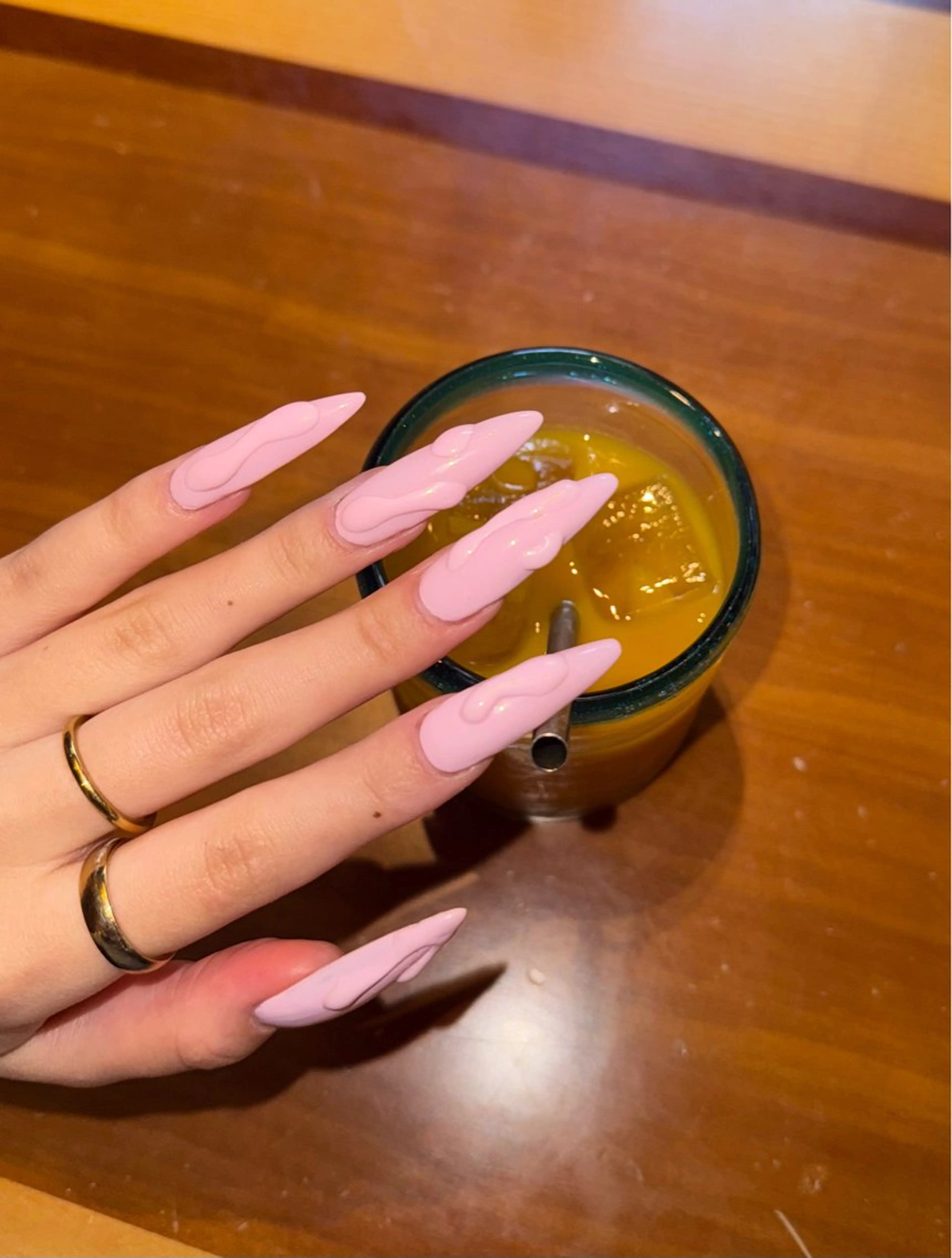 ロング ハンドネイル CLAIR nailりりのネイルデザイン