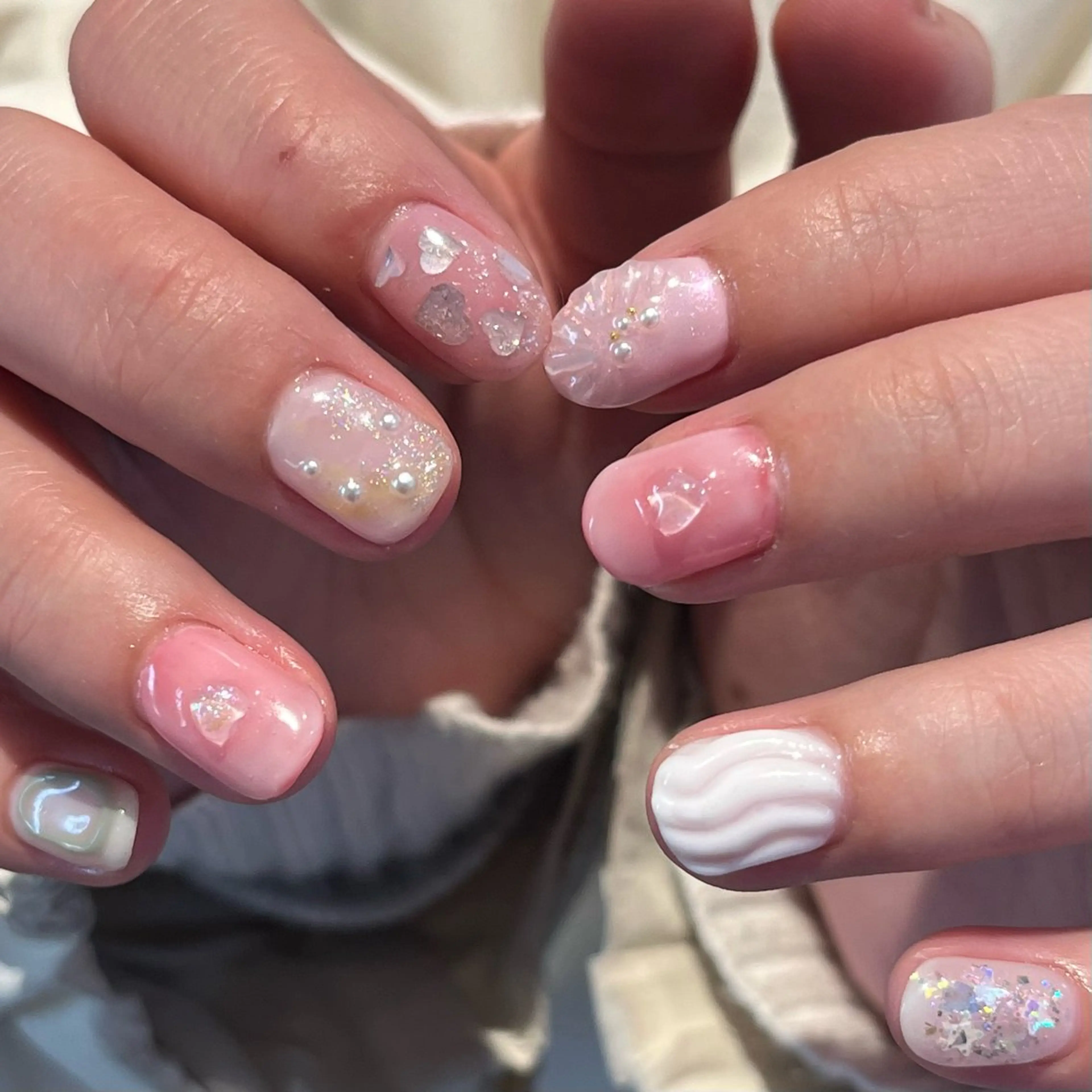 ネイル ｵﾀｸ美容師🛍/ 酸性ストレート/艶髪のヘアスタイル