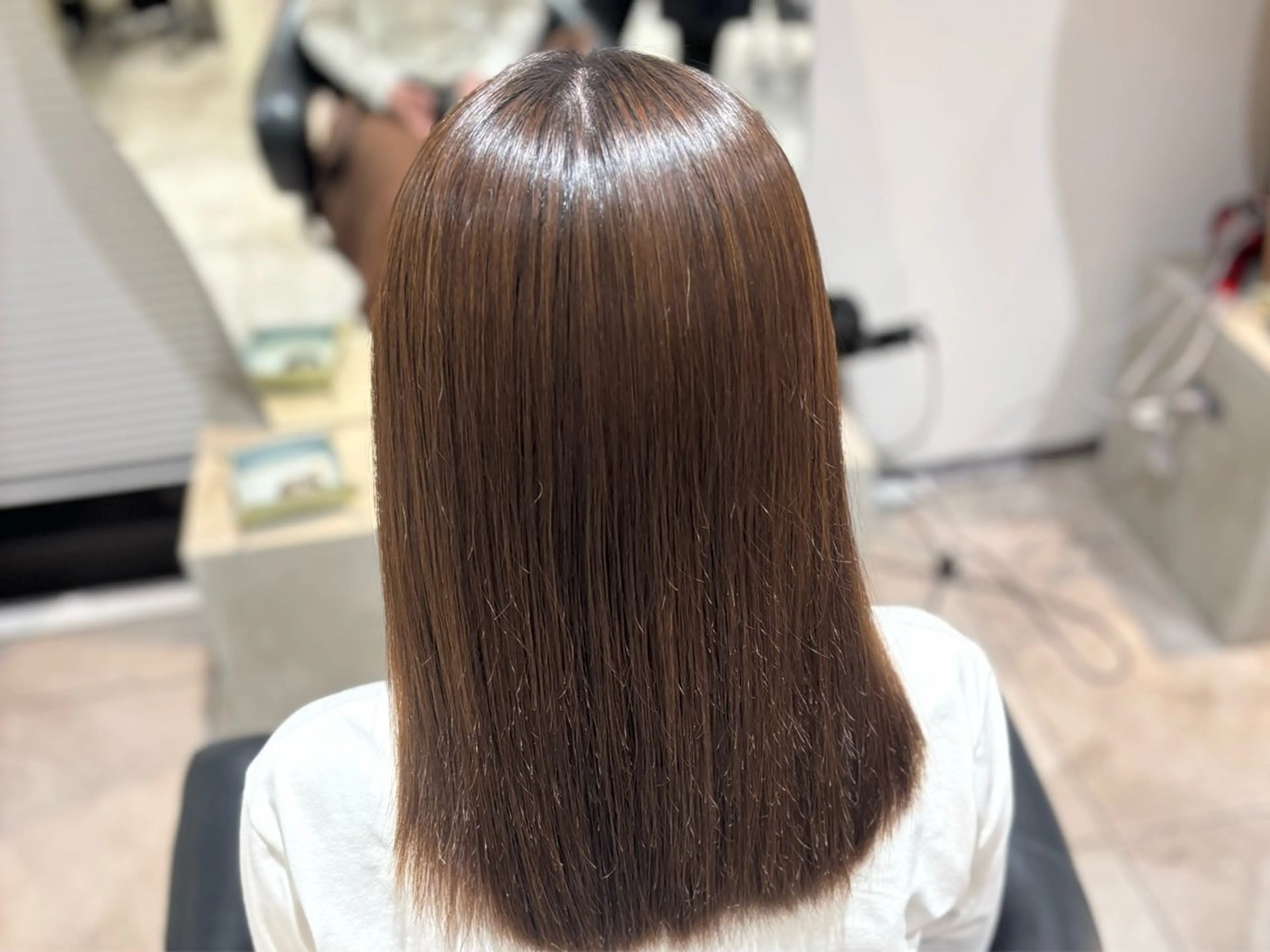 ロング 縮毛矯正 🧸艶髪🫧🎀 岡由紀乃のヘアスタイル