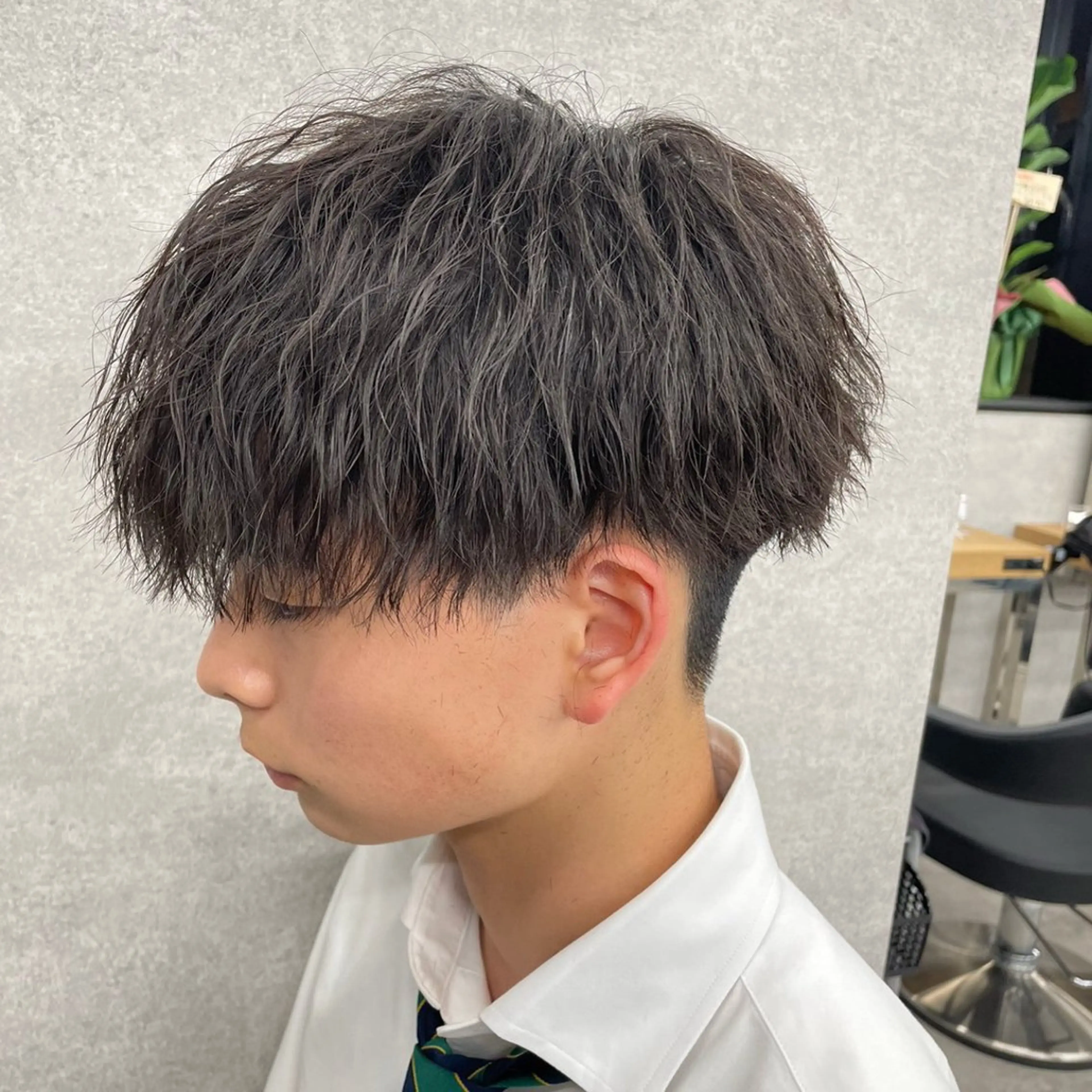 ショート カット パーマ パーマ指名率No1 メンズ特化ケイトのヘアスタイル