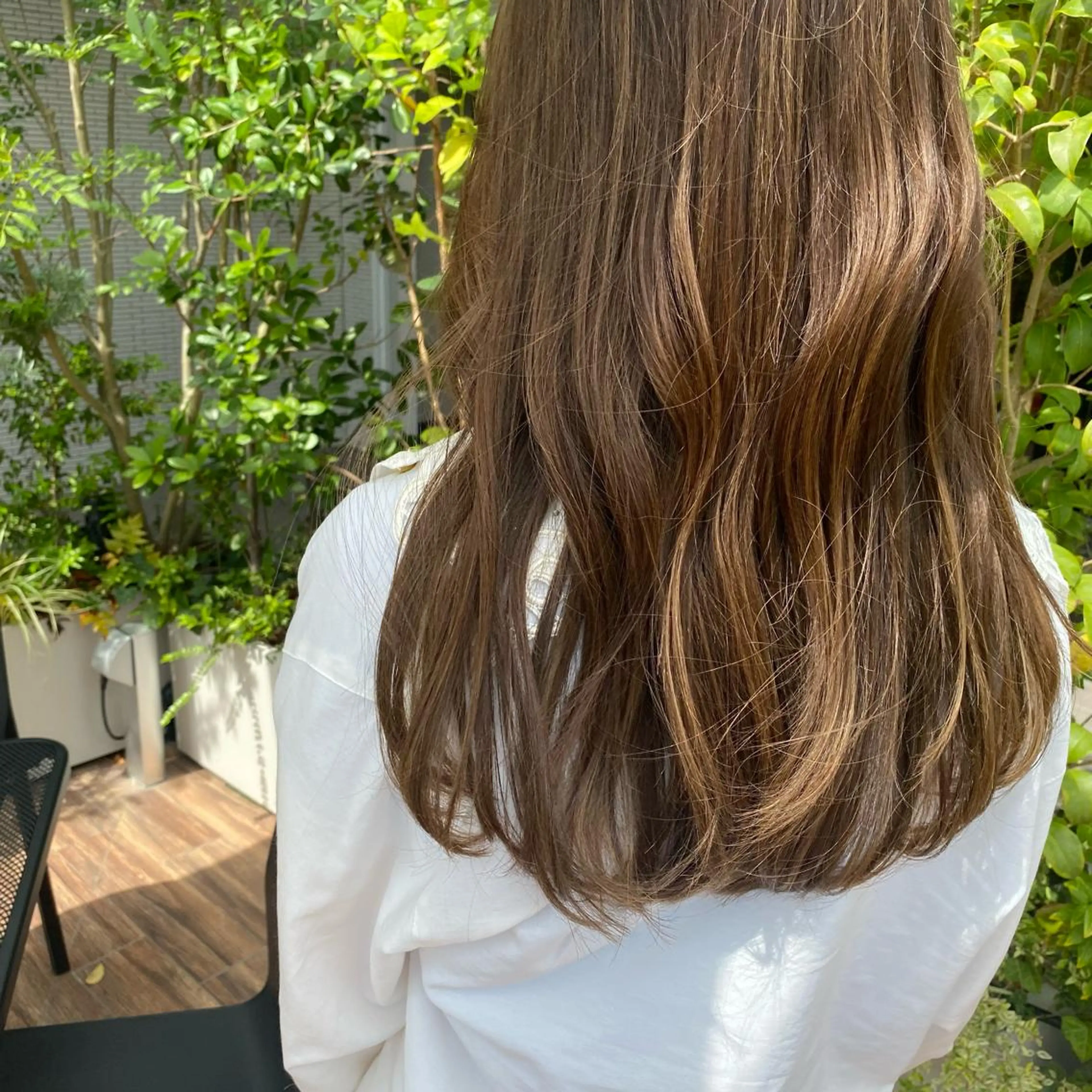 ロング カット 縮毛矯正 RURI韓国ボブ 🇰🇷タッセルボブのヘアスタイル
