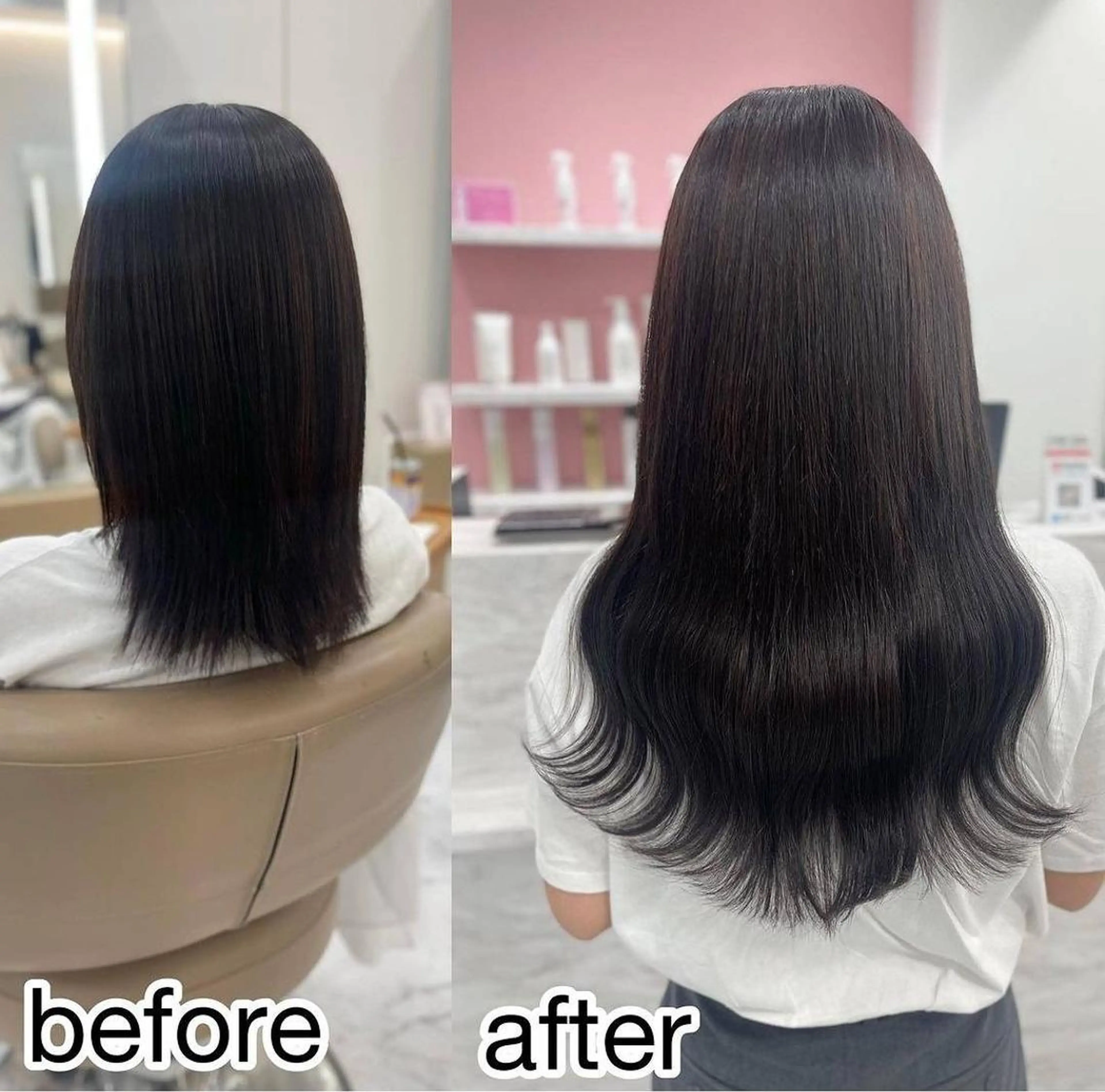 ロング カラー ヘアカラー エクステ 💎エクステ専門店 BIZE梅田🇰🇷のヘアスタイル